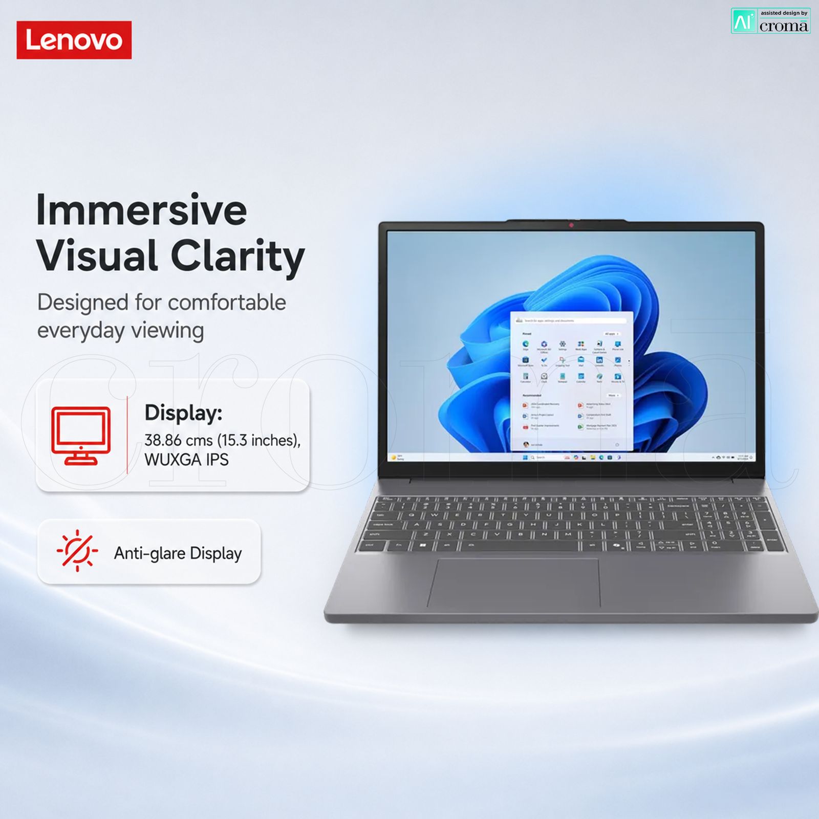 Lenovo IdeaPad Slim 3 15IRH10 Intel Core i5 Thin & Light (16GB, 512GB SSD, Windows 11 Home, 15.3 inch WUXGA IPS Display, MS Office Home 2024, Luna Grey, 1.59 KG) Lenovo IdeaPad Slim 3 15IRH10 Intel Core i5 Thin & Light (16GB, 512GB SSD, Windows 11 Home, 15.3 inch WUXGA IPS Display, MS Office Home 2024, Luna Grey, 1.59 KG)_5