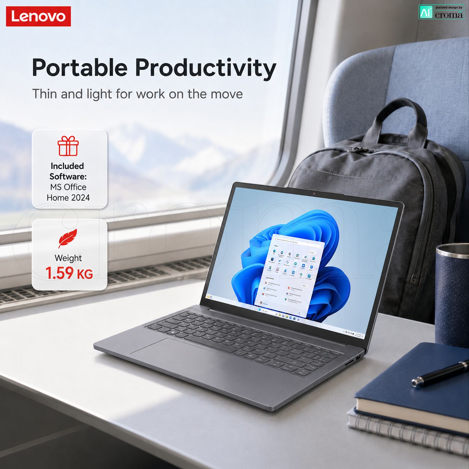 Lenovo IdeaPad Slim 3 15IRH10 Intel Core i5 Thin & Light (16GB, 512GB SSD, Windows 11 Home, 15.3 inch WUXGA IPS Display, MS Office Home 2024, Luna Grey, 1.59 KG) Lenovo IdeaPad Slim 3 15IRH10 Intel Core i5 Thin & Light (16GB, 512GB SSD, Windows 11 Home, 15.3 inch WUXGA IPS Display, MS Office Home 2024, Luna Grey, 1.59 KG)_7