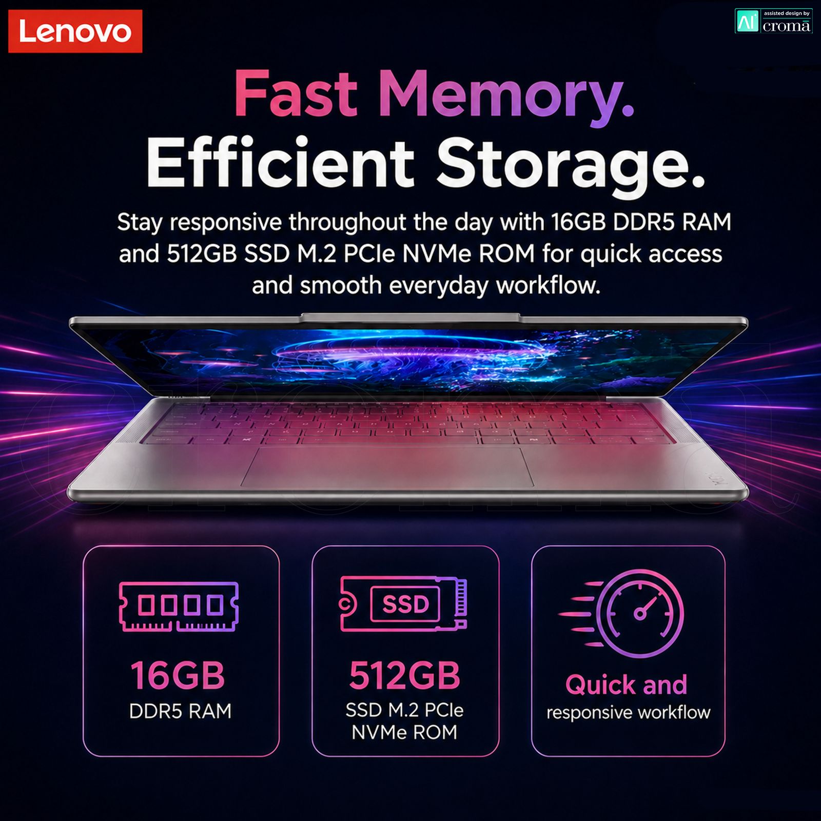 Lenovo Yoga Slim 7 14ILL10 Intel Core Ultra 5 Laptop (16GB, 512GB SSD, Windows 11 Home, 14 inch WUXGA OLED Display, MS Office 2024, Luna Grey, 1.19 KG) Lenovo Yoga Slim 7 14ILL10 Intel Core Ultra 5 Laptop (16GB, 512GB SSD, Windows 11 Home, 14 inch WUXGA OLED Display, MS Office 2024, Luna Grey, 1.19 KG)_3