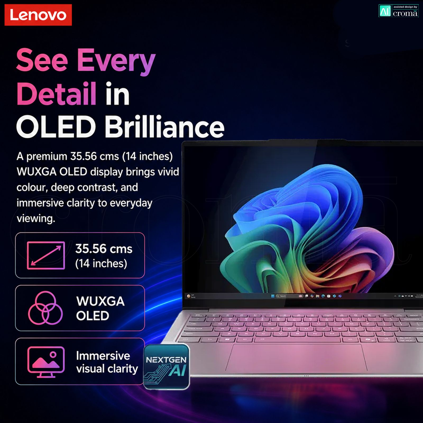 Lenovo Yoga Slim 7 14ILL10 Intel Core Ultra 5 Laptop (16GB, 512GB SSD, Windows 11 Home, 14 inch WUXGA OLED Display, MS Office 2024, Luna Grey, 1.19 KG) Lenovo Yoga Slim 7 14ILL10 Intel Core Ultra 5 Laptop (16GB, 512GB SSD, Windows 11 Home, 14 inch WUXGA OLED Display, MS Office 2024, Luna Grey, 1.19 KG)_5