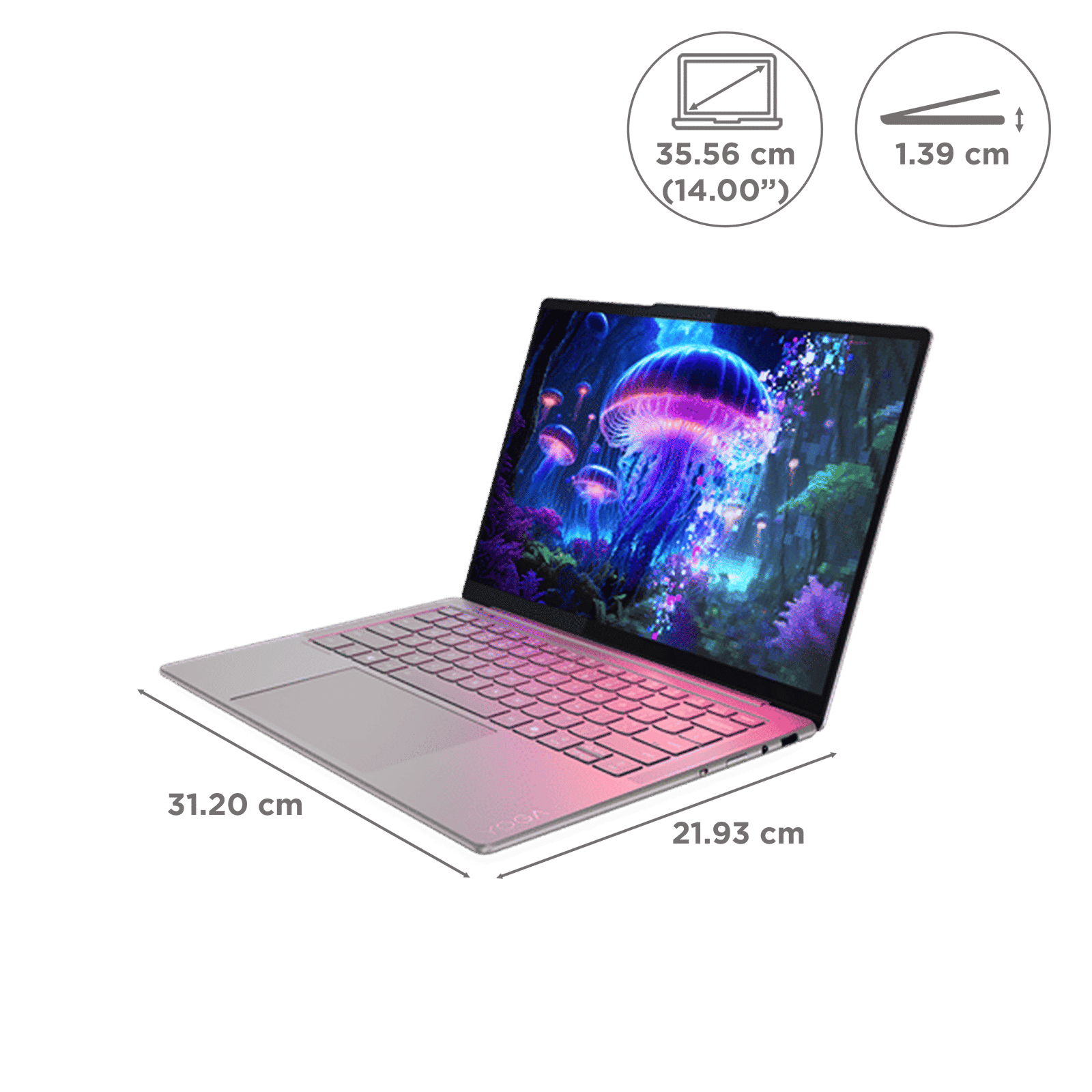 Lenovo Yoga Slim 7 14ILL10 Intel Core Ultra 5 Laptop (16GB, 512GB SSD, Windows 11 Home, 14 inch WUXGA OLED Display, MS Office 2024, Luna Grey, 1.19 KG) Lenovo Yoga Slim 7 14ILL10 Intel Core Ultra 5 Laptop (16GB, 512GB SSD, Windows 11 Home, 14 inch WUXGA OLED Display, MS Office 2024, Luna Grey, 1.19 KG)_8