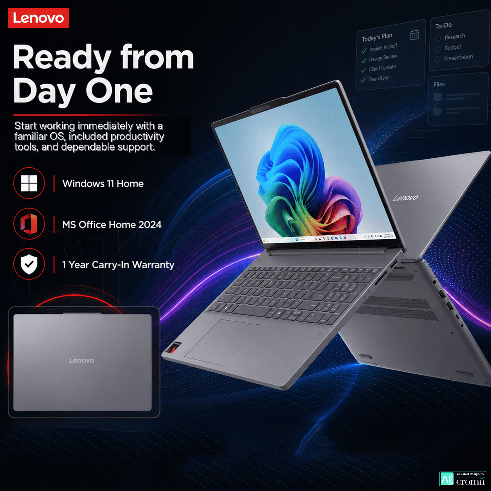 Lenovo IdeaPad Slim 3 15Q8X10 Qualcomm Snapdragon X Thin & Light Laptop (16GB, 512GB SSD, Windows 11 Home, 15.3 inch WUXGA IPS Display, MS Office Home 2024, Luna Grey, 1.55 KG) Lenovo IdeaPad Slim 3 15Q8X10 Qualcomm Snapdragon X Thin & Light Laptop (16GB, 512GB SSD, Windows 11 Home, 15.3 inch WUXGA IPS Display, MS Office Home 2024, Luna Grey, 1.55 KG)_6