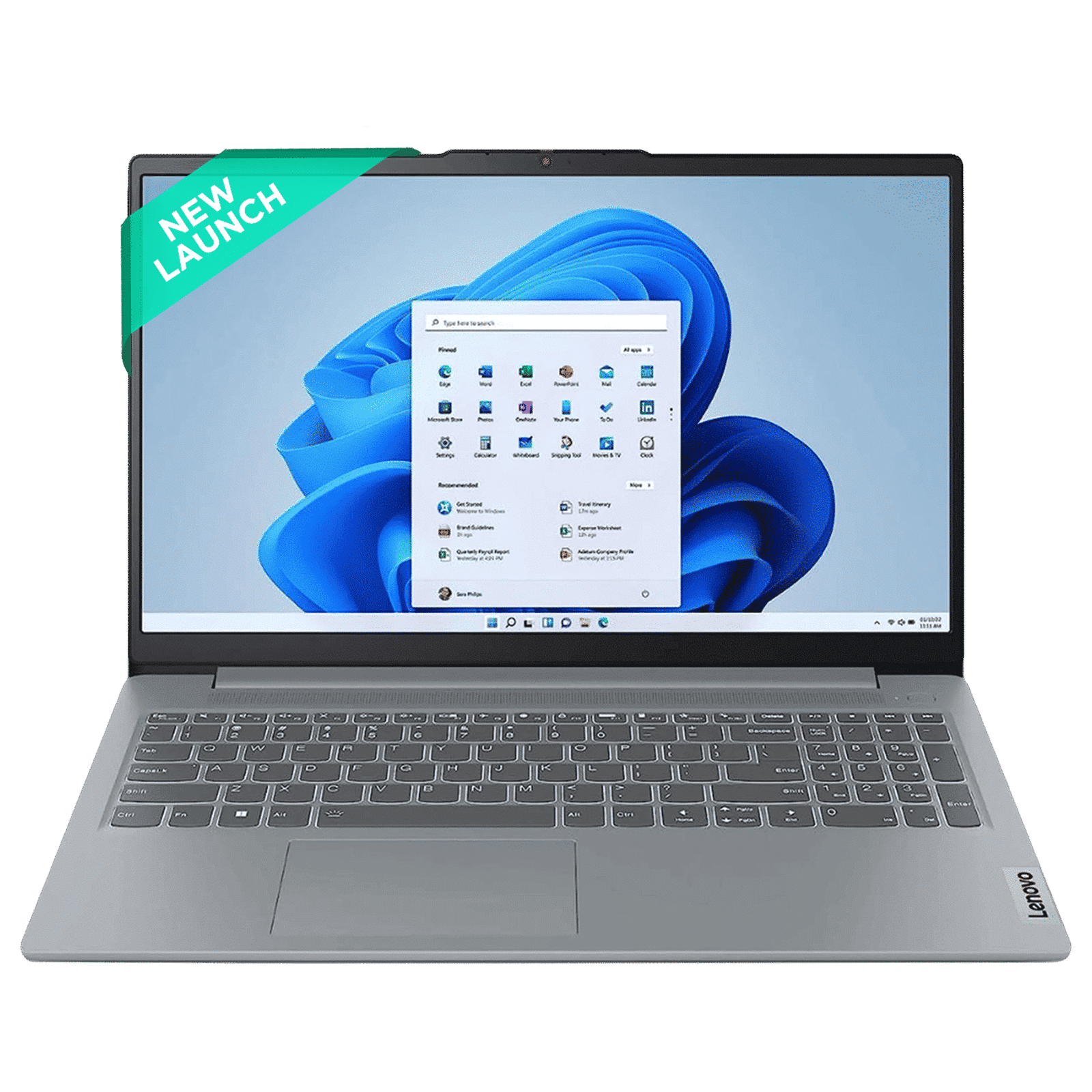 Lenovo IdeaPad Slim 3 15IRU8 Intel Core i3 13th Gen Thin & Light Laptop (8GB, 512GB SSD, Windows 11 Home, 15.6 inch Full HD TN Display, MS Office Home 2024, Arctic Grey, 1.62 KG)_1