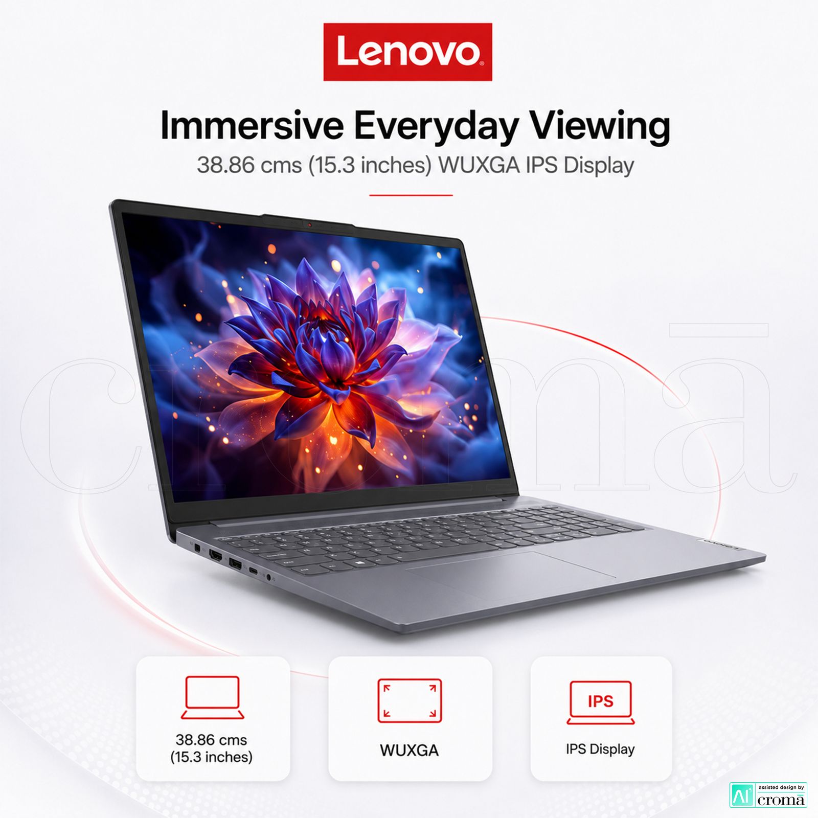 Lenovo IdeaPad Slim 3 15IPH11 Intel Core Ultra 5 Thin & Light Laptop (16GB, 512GB SSD, Windows 11 Home, 15.3 inch WUXGA IPS Display, MS Office Home 2024, Luna Grey, 1.63 KG) Lenovo IdeaPad Slim 3 15IPH11 Intel Core Ultra 5 Thin & Light Laptop (16GB, 512GB SSD, Windows 11 Home, 15.3 inch WUXGA IPS Display, MS Office Home 2024, Luna Grey, 1.63 KG)_3