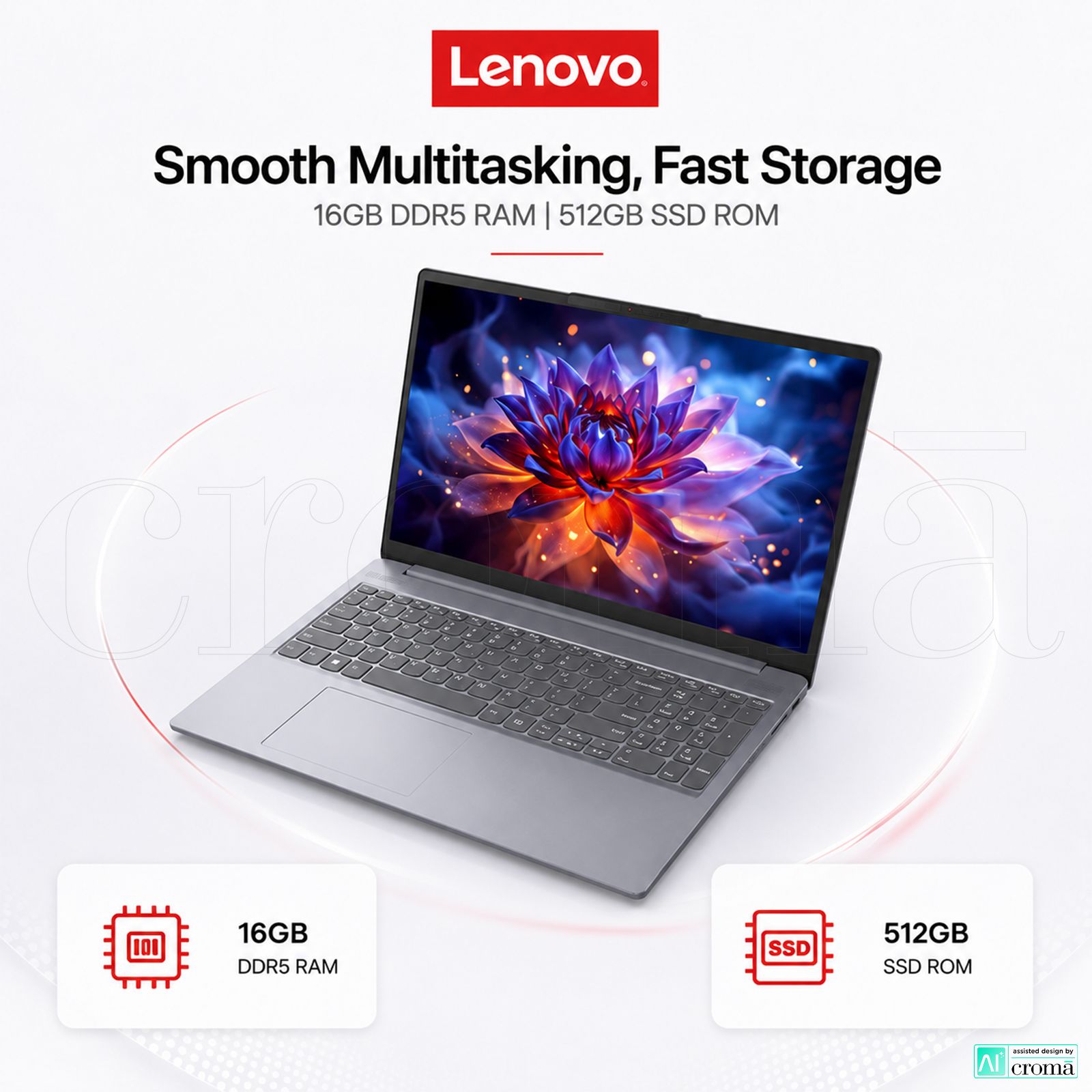 Lenovo IdeaPad Slim 3 15IPH11 Intel Core Ultra 5 Thin & Light Laptop (16GB, 512GB SSD, Windows 11 Home, 15.3 inch WUXGA IPS Display, MS Office Home 2024, Luna Grey, 1.63 KG) Lenovo IdeaPad Slim 3 15IPH11 Intel Core Ultra 5 Thin & Light Laptop (16GB, 512GB SSD, Windows 11 Home, 15.3 inch WUXGA IPS Display, MS Office Home 2024, Luna Grey, 1.63 KG)_4