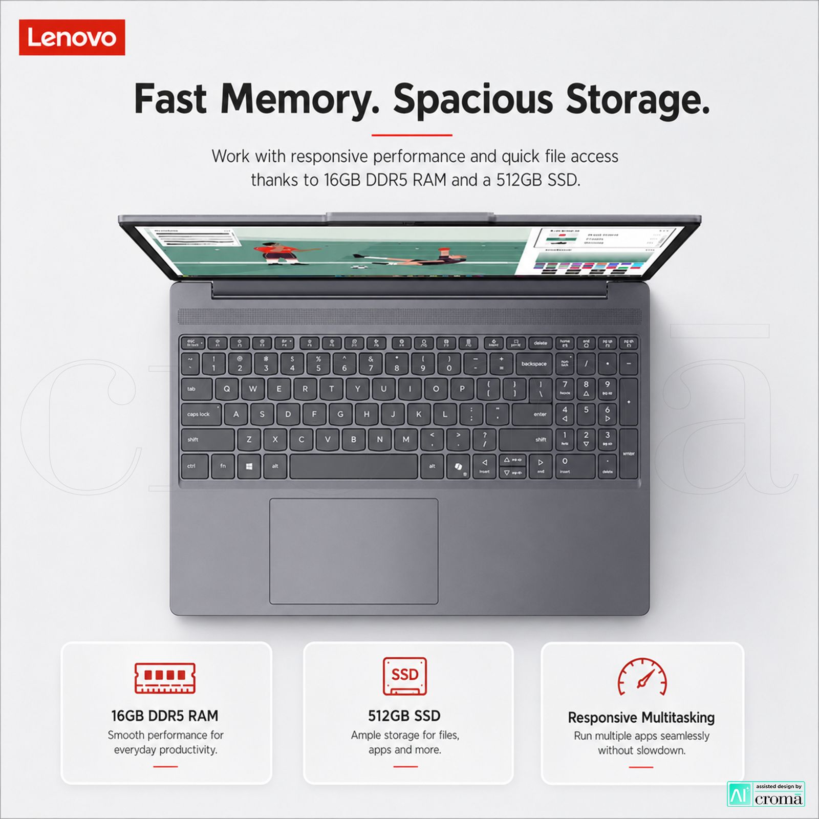 Lenovo IdeaPad Slim 3 15IPH11 Intel Core Ultra 7 Thin & Light Laptop (16GB, 512GB SSD, Windows 11 Home, 15.3 inch WUXGA IPS Display, MS Office Home 2024, Luna Grey, 1.63 KG) Lenovo IdeaPad Slim 3 15IPH11 Intel Core Ultra 7 Thin & Light Laptop (16GB, 512GB SSD, Windows 11 Home, 15.3 inch WUXGA IPS Display, MS Office Home 2024, Luna Grey, 1.63 KG)_4