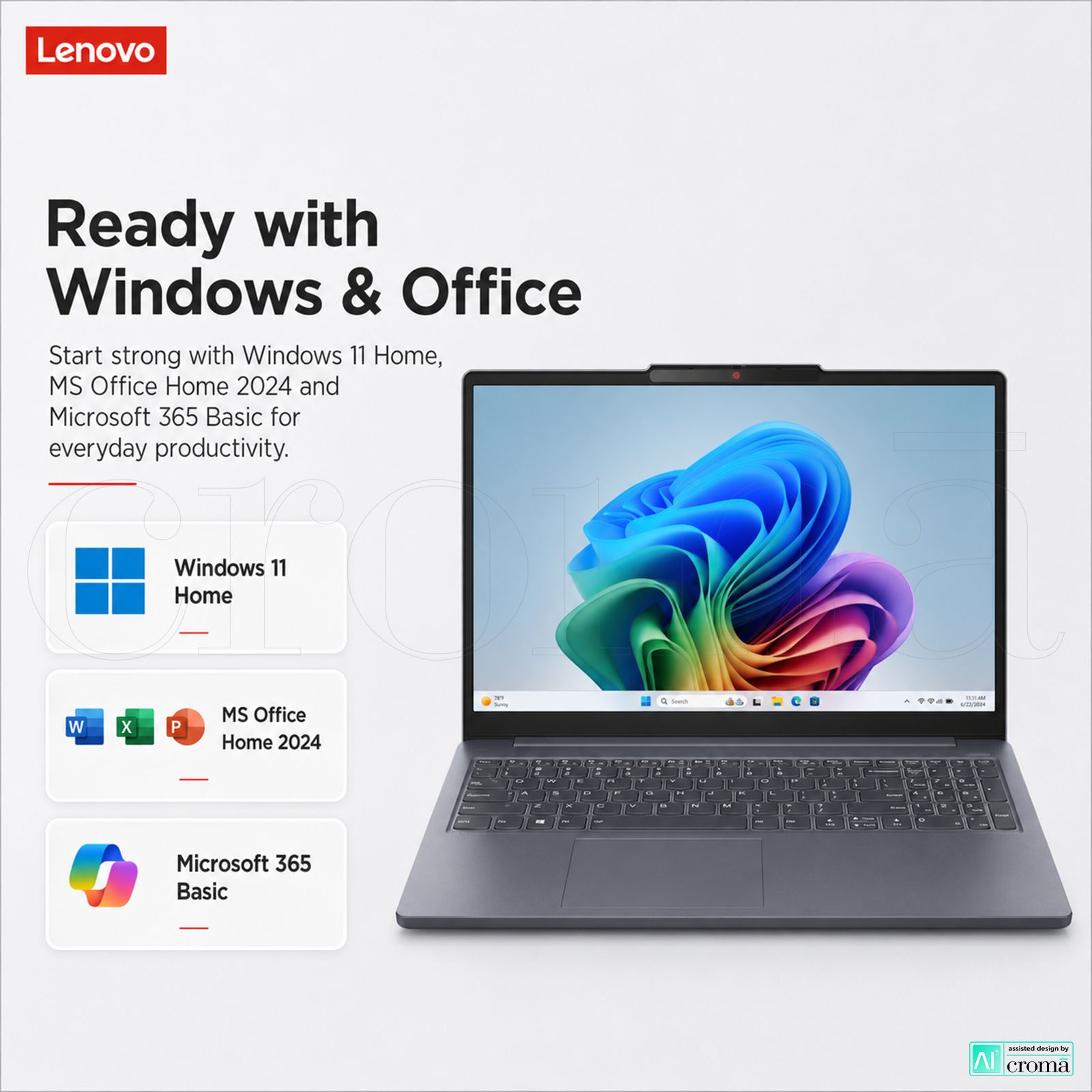 Lenovo IdeaPad Slim 3 15IPH11 Intel Core Ultra 7 Thin & Light Laptop (16GB, 512GB SSD, Windows 11 Home, 15.3 inch WUXGA IPS Display, MS Office Home 2024, Luna Grey, 1.63 KG) Lenovo IdeaPad Slim 3 15IPH11 Intel Core Ultra 7 Thin & Light Laptop (16GB, 512GB SSD, Windows 11 Home, 15.3 inch WUXGA IPS Display, MS Office Home 2024, Luna Grey, 1.63 KG)_6