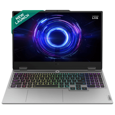 Lenovo LOQ 15IRX10 Intel Core i7 14th Gen Gaming Laptop (32GB, 1TB SSD, Windows 11 Home, 8GB Graphics, 15.6 Inch 144 Hz FHD IPS Display, NVIDIA GeForce RTX 5060, MS Office Home 2024, Luna Grey, 2.4 KG)