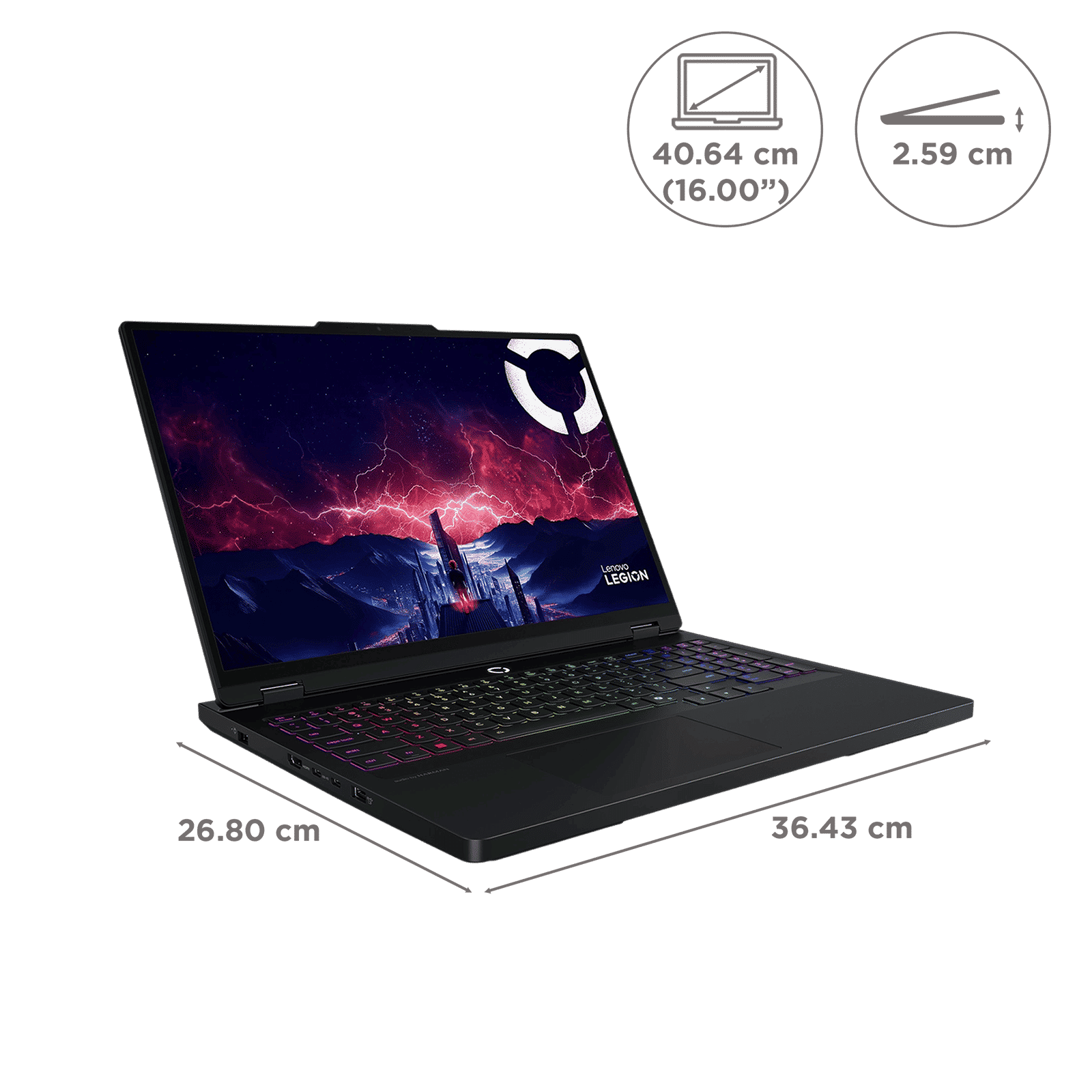 Lenovo Legion Pro 5 16AFR10 AMD Ryzen 9 Gaming Laptop (32GB, 1TB SSD, Windows 11 Home, 8GB Graphics, 16 Inch 165 Hz WQXGA OLED Display, NVIDIA GeForce RTX 5070, MS Office Home 2024, Eclipse Black, 2.3 KG) Lenovo Legion Pro 5 16AFR10 AMD Ryzen 9 Gaming Laptop (32GB, 1TB SSD, Windows 11 Home, 8GB Graphics, 16 Inch 165 Hz WQXGA OLED Display, NVIDIA GeForce RTX 5070, MS Office Home 2024, Eclipse Black, 2.3 KG)_7
