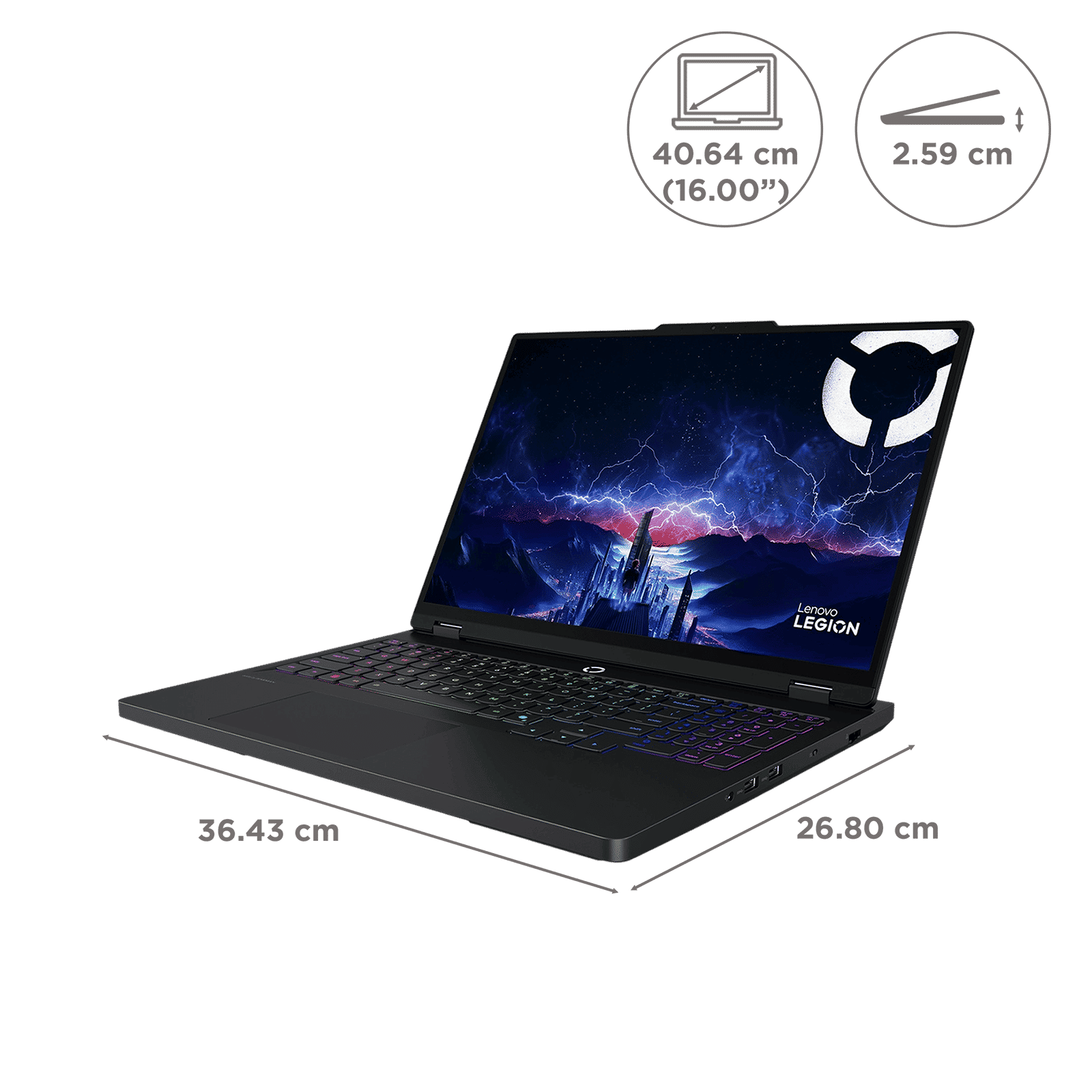 Lenovo Legion Pro 5 16IAX10 Intel Core Ultra 7 Gaming Laptop (32GB, 1TB SSD, Windows 11 Home, 8GB Graphics, 16 Inch 165 Hz WQXGA OLED Display, NVIDIA GeForce RTX 5070, MS Office Home 2024, Eclipse Black, 2.43 KG) Lenovo Legion Pro 5 16IAX10 Intel Core Ultra 7 Gaming Laptop (32GB, 1TB SSD, Windows 11 Home, 8GB Graphics, 16 Inch 165 Hz WQXGA OLED Display, NVIDIA GeForce RTX 5070, MS Office Home 2024, Eclipse Black, 2.43 KG)_7