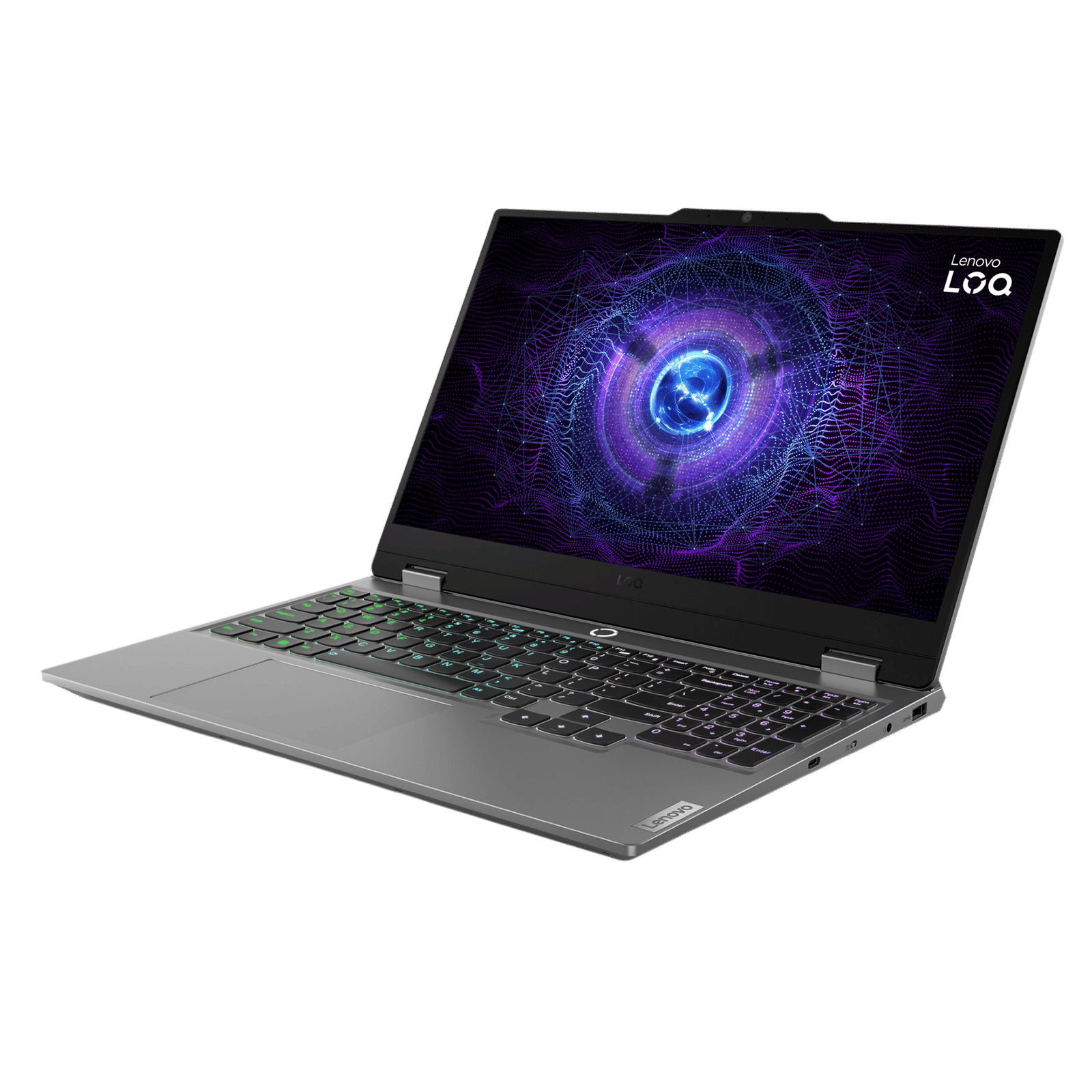 Lenovo LOQ 15IRX9 Intel Core i5 13th Gen Gaming Laptop (16GB, 512GB SSD, Windows 11 Home, 6GB Graphics, 15.6 Inch 144 Hz FHD IPS Display, NVIDIA GeForce RTX 3050, MS Office Home 2024, Luna Grey, 2.38 KG)_2