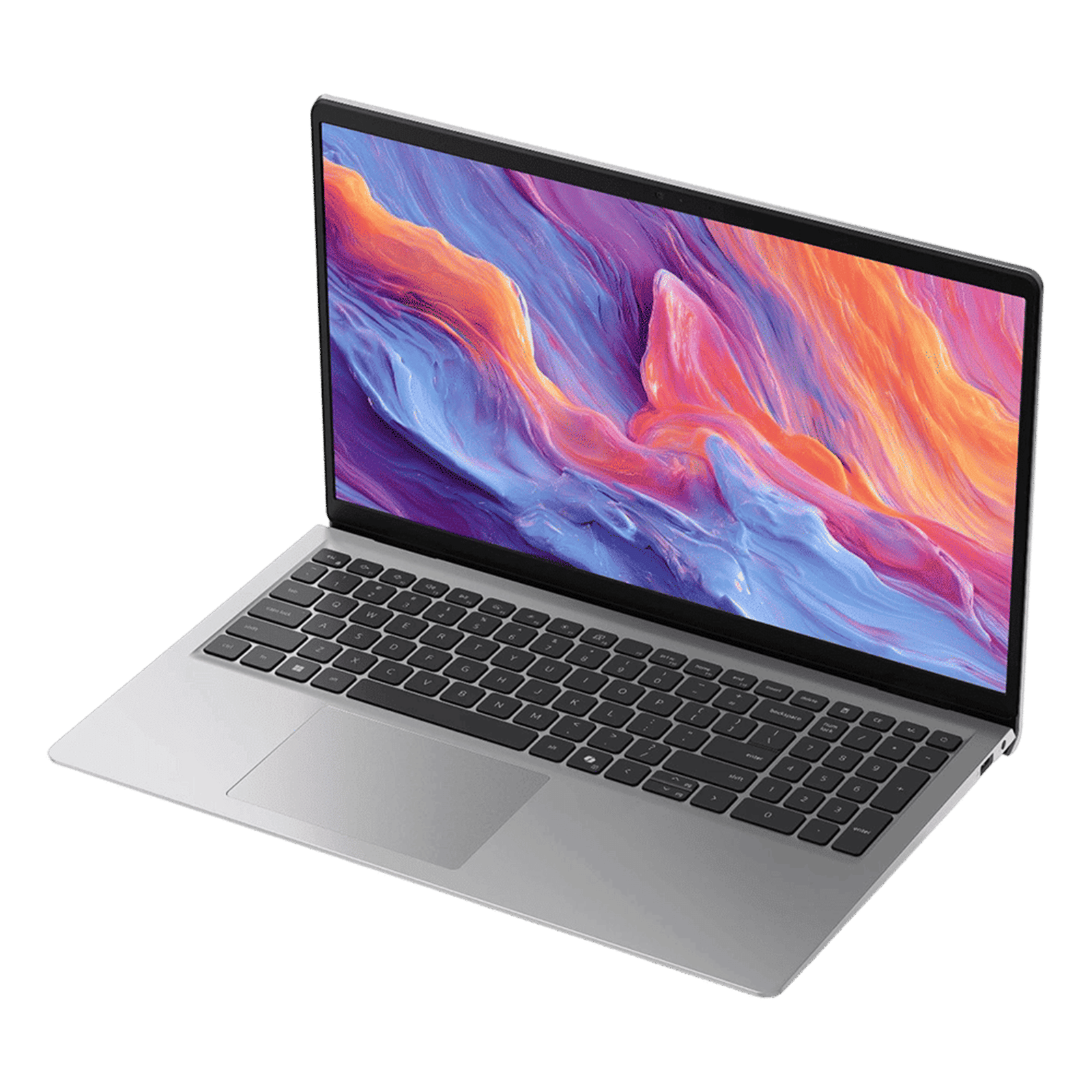 Dell DC 15260 Intel Core Ultra 5 225H Thin & Light Laptop (16GB, 512GB SSD, Windows 11 Home, 15.6 inch Full HD Anti-Glare Display, MS Office Home 2024, Platinum Silver, 1.66 KG)_4