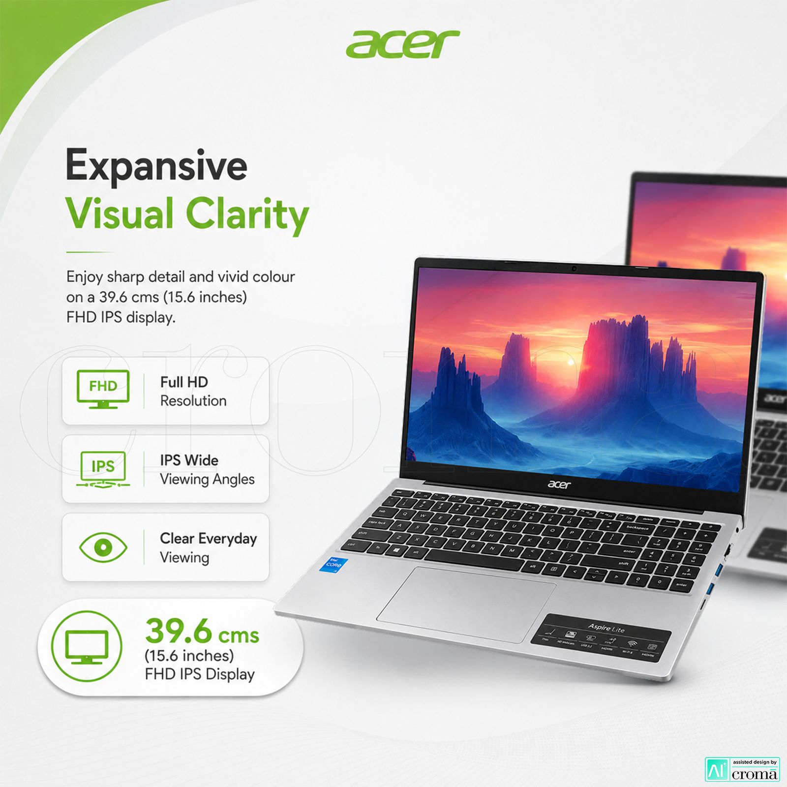 Acer Aspire Lite Intel Core 5 Laptop (16GB, 512GB SSD, Windows 11 Home, 15.6 inch FHD IPS Display, MS Office, Silver, 1.7 KG) Acer Aspire Lite Intel Core 5 Laptop (16GB, 512GB SSD, Windows 11 Home, 15.6 inch FHD IPS Display, MS Office, Silver, 1.7 KG)_4