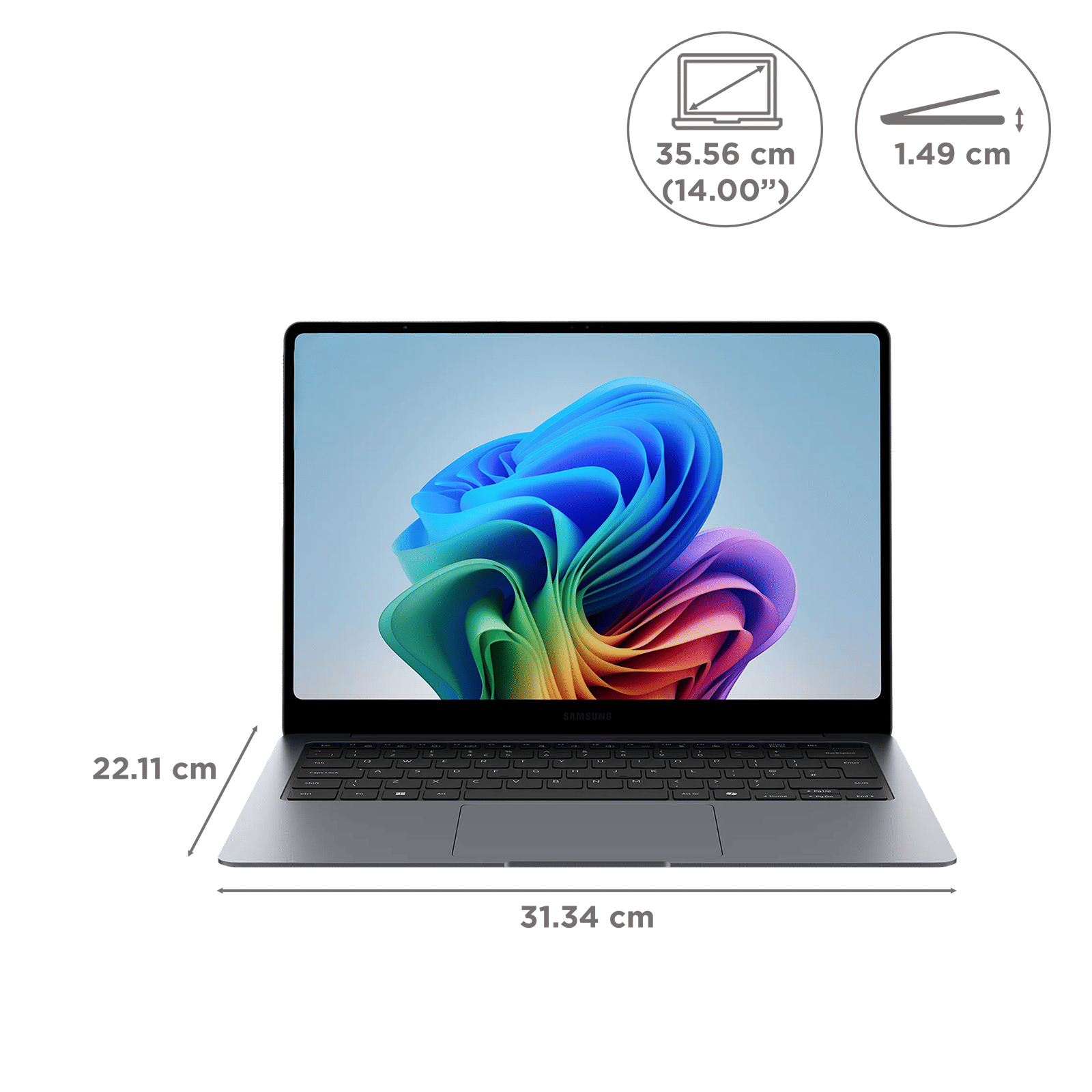 SAMSUNG Galaxy Book6 Intel Core Ultra 7 Thin & Light Laptop (16GB, 512GB SSD, Windows 11 Home, 14 inch WUXGA IPS Display, MS Office Home & Student 2024, Gray, 1.43 KG) SAMSUNG Galaxy Book6 Intel Core Ultra 7 Thin & Light Laptop (16GB, 512GB SSD, Windows 11 Home, 14 inch WUXGA IPS Display, MS Office Home & Student 2024, Gray, 1.43 KG)_2