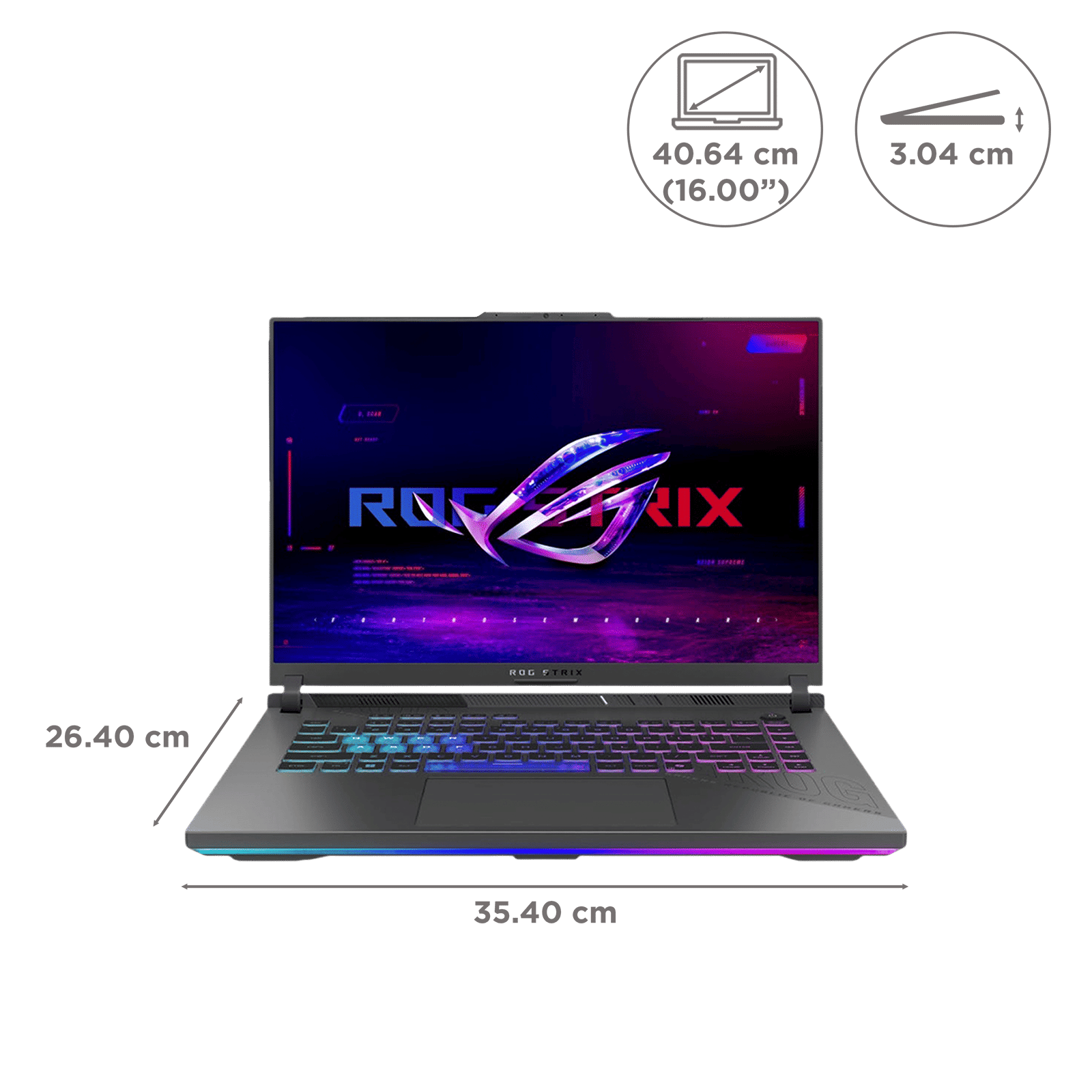 ASUS ROG Strix G16 AMD Ryzen 9 Gaming Laptop (16GB, 1TB SSD, Windows 11 Home, 8GB Graphics, 16 inch 240 Hz WQXGA IPS Display, NVIDIA GeForce RTX 5060, MS Office Home 2024, Eclipse Gray, 2.5KG) ASUS ROG Strix G16 AMD Ryzen 9 Gaming Laptop (16GB, 1TB SSD, Windows 11 Home, 8GB Graphics, 16 inch 240 Hz WQXGA IPS Display, NVIDIA GeForce RTX 5060, MS Office Home 2024, Eclipse Gray, 2.5KG)_10
