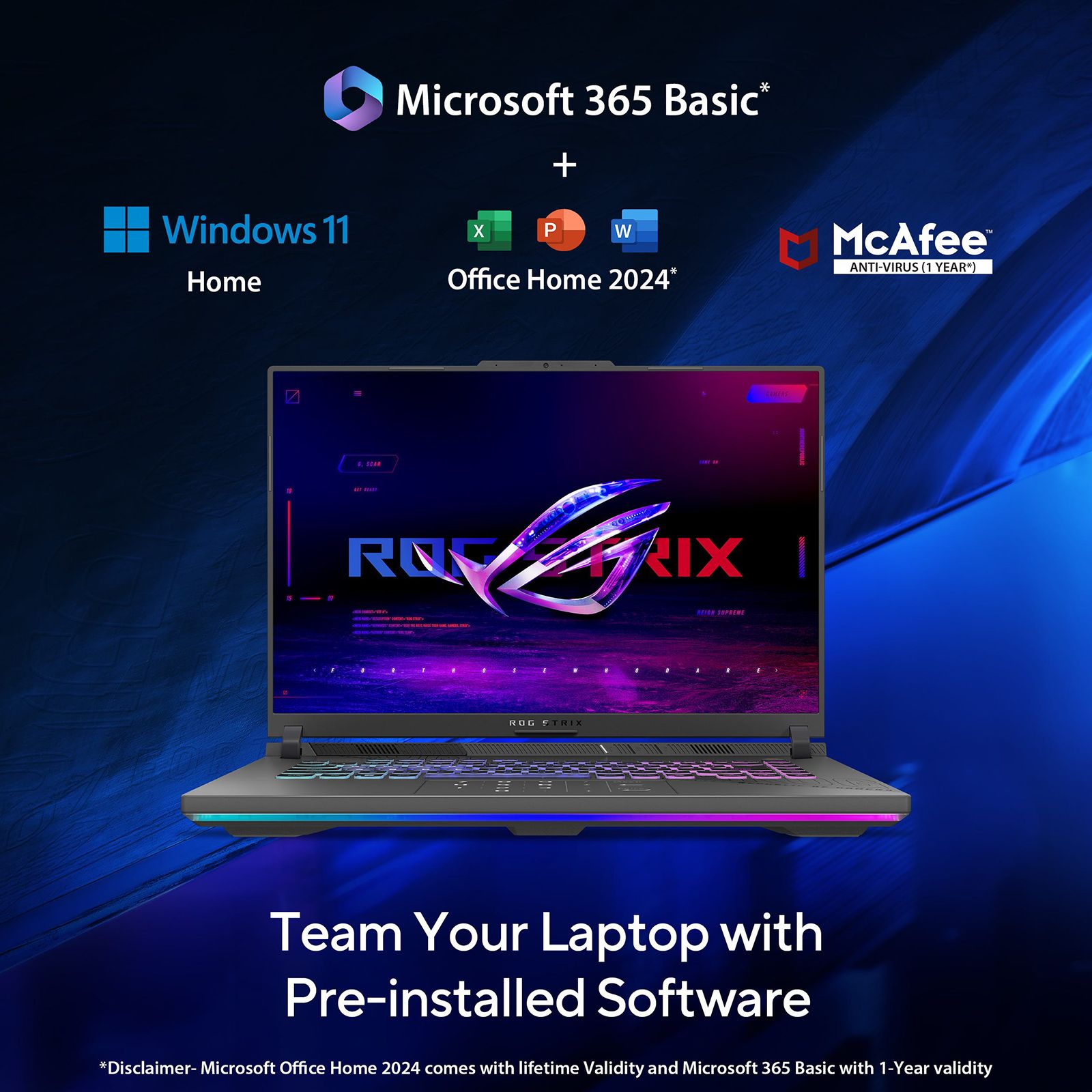 ASUS ROG Strix G16 AMD Ryzen 9 Gaming Laptop (16GB, 1TB SSD, Windows 11 Home, 8GB Graphics, 16 inch 240 Hz WQXGA IPS Display, NVIDIA GeForce RTX 5060, MS Office Home 2024, Eclipse Gray, 2.5KG) ASUS ROG Strix G16 AMD Ryzen 9 Gaming Laptop (16GB, 1TB SSD, Windows 11 Home, 8GB Graphics, 16 inch 240 Hz WQXGA IPS Display, NVIDIA GeForce RTX 5060, MS Office Home 2024, Eclipse Gray, 2.5KG)_2