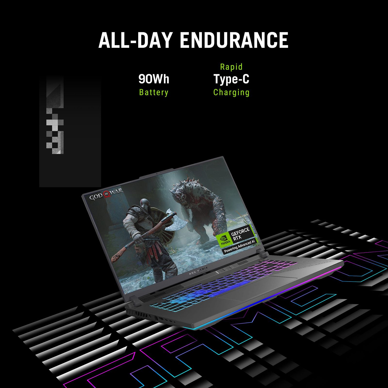 ASUS ROG Strix G16 AMD Ryzen 9 Gaming Laptop (16GB, 1TB SSD, Windows 11 Home, 8GB Graphics, 16 inch 240 Hz WQXGA IPS Display, NVIDIA GeForce RTX 5060, MS Office Home 2024, Eclipse Gray, 2.5KG) ASUS ROG Strix G16 AMD Ryzen 9 Gaming Laptop (16GB, 1TB SSD, Windows 11 Home, 8GB Graphics, 16 inch 240 Hz WQXGA IPS Display, NVIDIA GeForce RTX 5060, MS Office Home 2024, Eclipse Gray, 2.5KG)_8