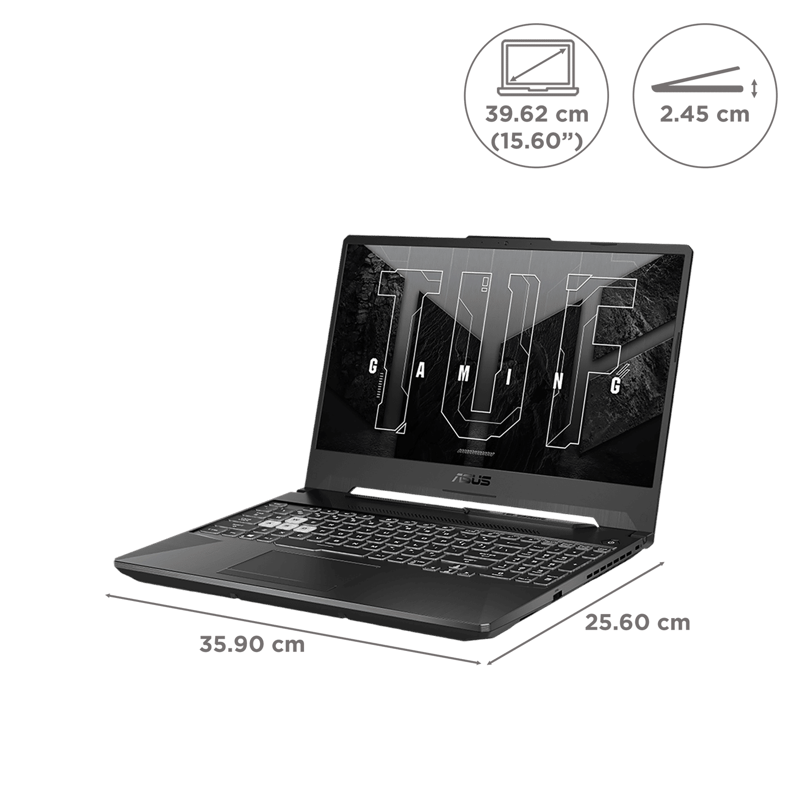 ASUS TUF A15 AMD Ryzen 7 Gaming Laptop (16GB, 1TB SSD, Windows 11 Home, 4GB Graphics, 15.6 inch 144 Hz Full HD IPS Display, NVIDIA GeForce RTX 3050, MS Office Home 2024, Graphite Black, 2.3KG)_11