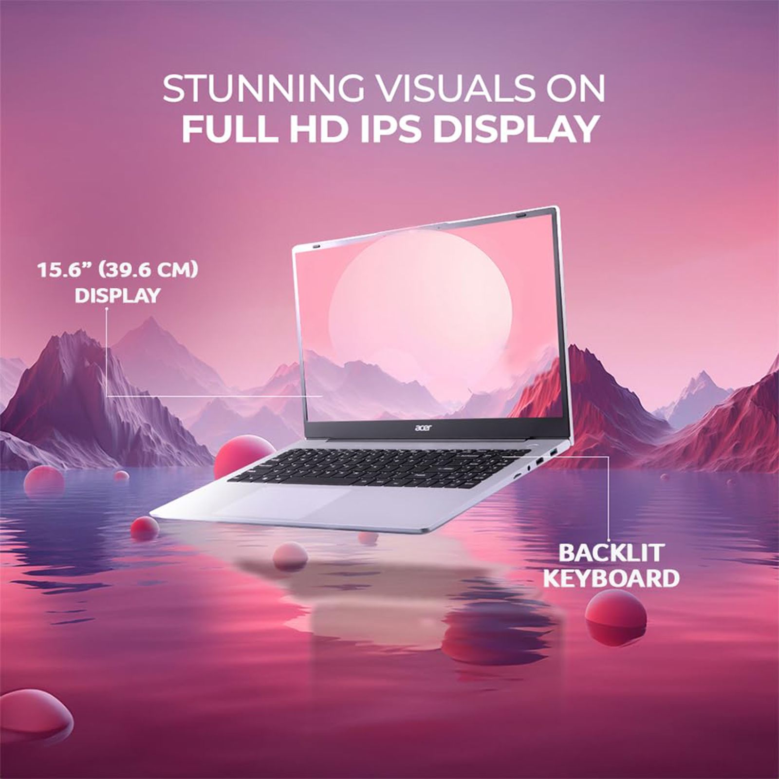 Acer Aspire 3 AMD Ryzen 3 5425U Laptop (8GB, 256GB SSD, Windows 11 Home, 15.6 inch Full HD IPS Display, MS Office Home & Student 2021, Silver, 1.79 KG) Acer Aspire 3 AMD Ryzen 3 5425U Laptop (8GB, 256GB SSD, Windows 11 Home, 15.6 inch Full HD IPS Display, MS Office Home & Student 2021, Silver, 1.79 KG)_4