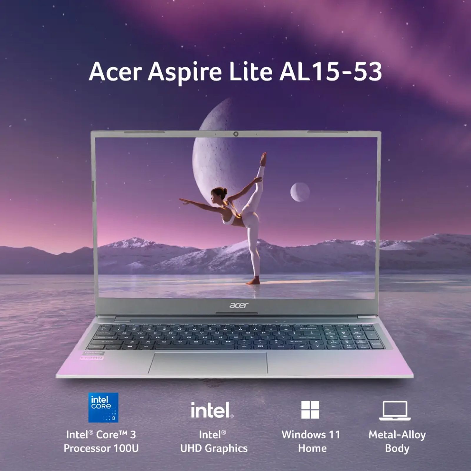 Acer Aspire Lite Intel Core 3 100U Laptop (8GB, 256GB SSD, Windows 11 Home, 15.6 inch Full HD IPS Display, MS Office Home & Student 2021, Grey, 1.59 KG) Acer Aspire Lite Intel Core 3 100U Laptop (8GB, 256GB SSD, Windows 11 Home, 15.6 inch Full HD IPS Display, MS Office Home & Student 2021, Grey, 1.59 KG)_2