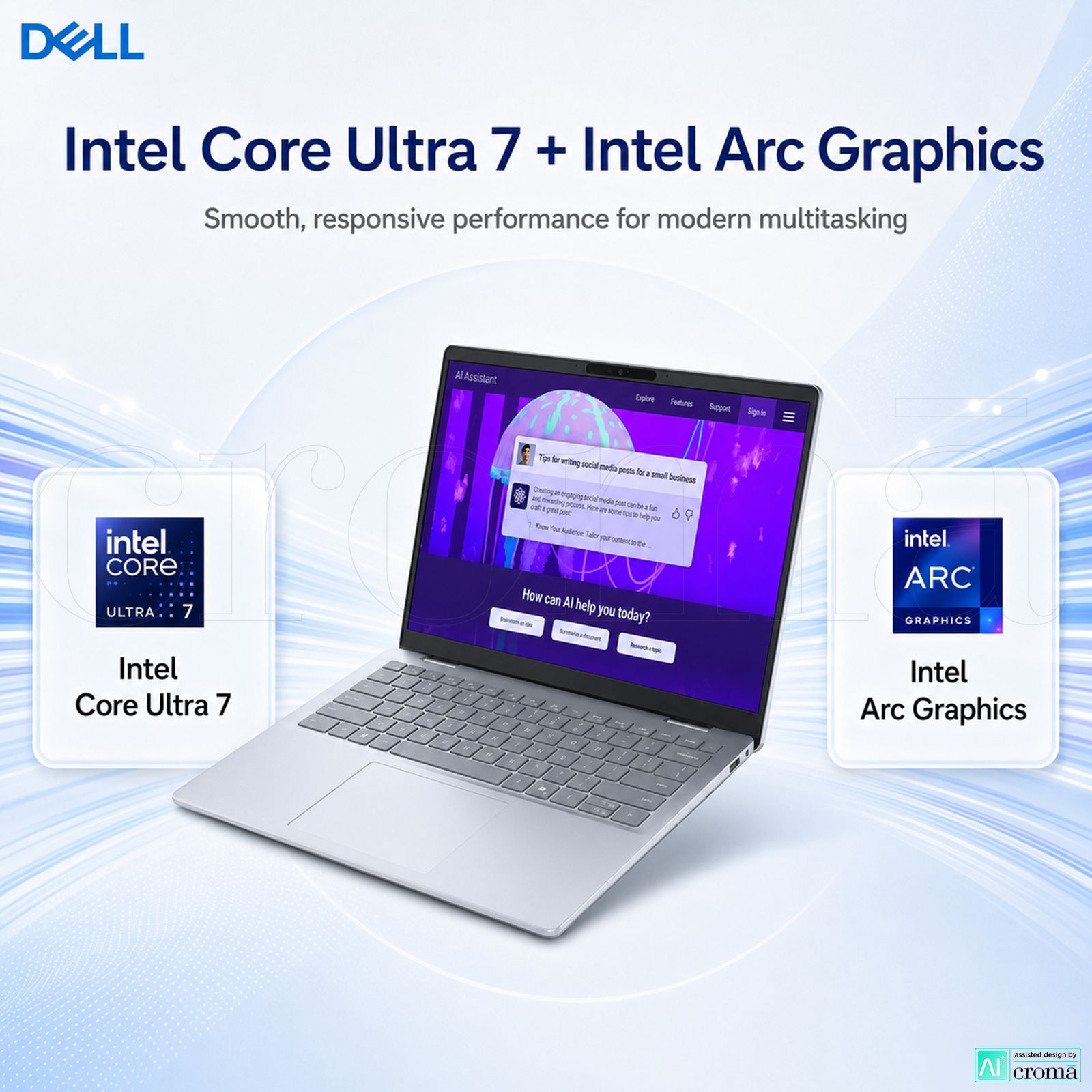 Dell 14 Plus Intel Core Ultra 7 Thin & Light Laptop (16GB, 512GB SSD, Windows 11 Home, 14 inch 2.5K IPS Display, MS Office Home 2024, Ice Blue, 1.55 KG) Dell 14 Plus Intel Core Ultra 7 Thin & Light Laptop (16GB, 512GB SSD, Windows 11 Home, 14 inch 2.5K IPS Display, MS Office Home 2024, Ice Blue, 1.55 KG)_6