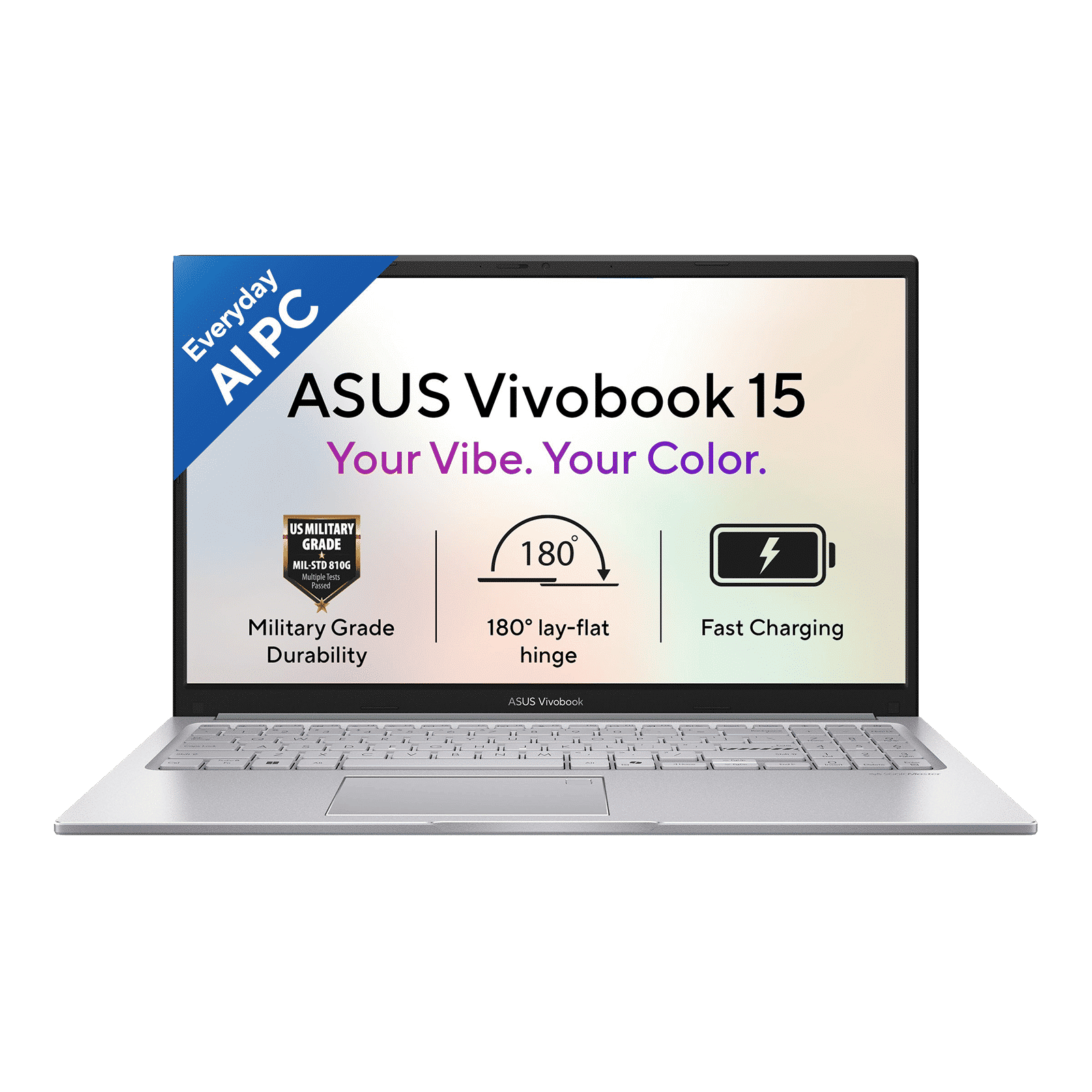 Asus Vivobook 15 Intel Core 5 320 14th Gen Thin & Light Laptop (16GB, 512GB SSD, Windows 11 Home, 15.6 inch FHD IPS Display, MS Office Home 2024, Cool Silver, 1.7 KG) Asus Vivobook 15 Intel Core 5 320 14th Gen Thin & Light Laptop (16GB, 512GB SSD, Windows 11 Home, 15.6 inch FHD IPS Display, MS Office Home 2024, Cool Silver, 1.7 KG)_1