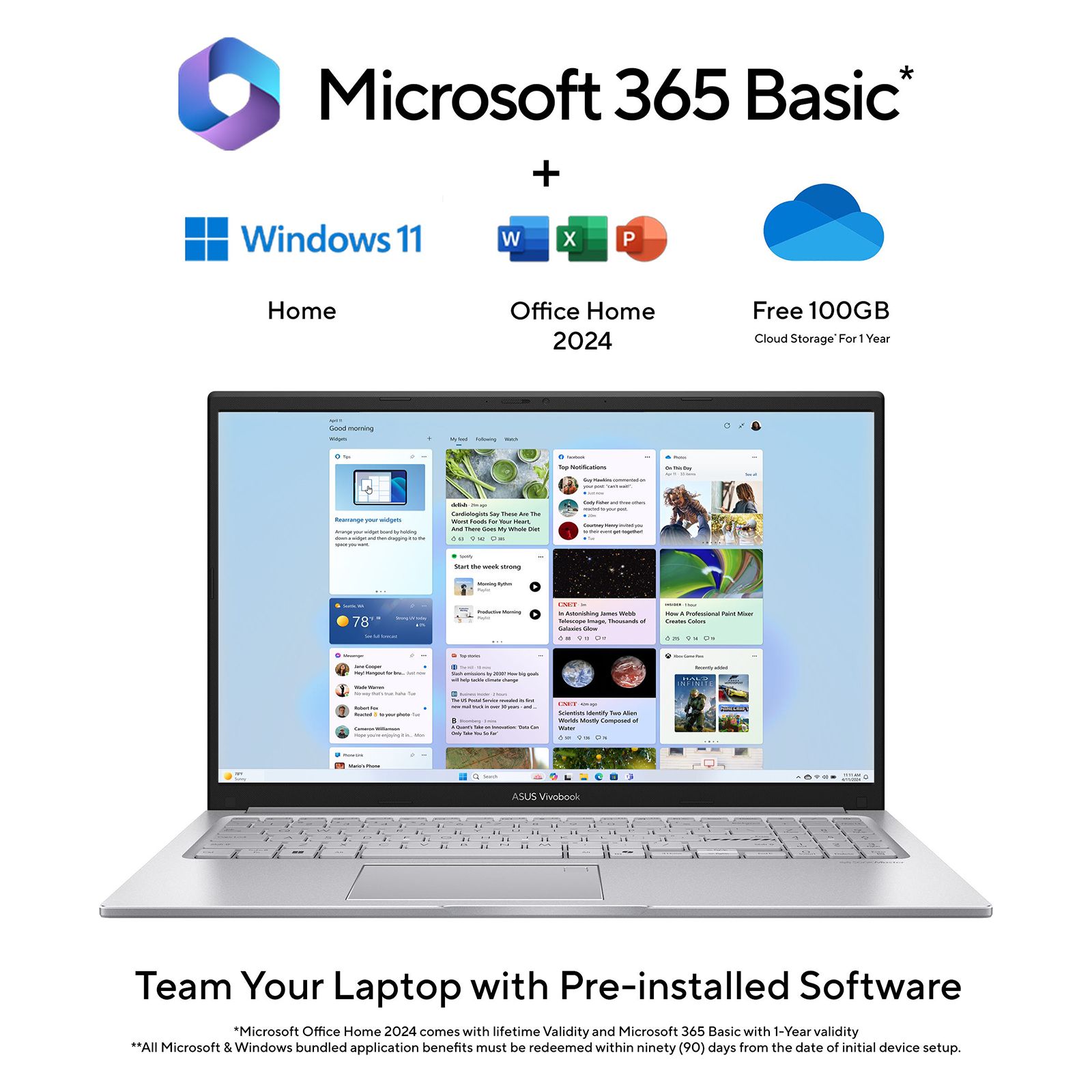 Asus Vivobook 15 Intel Core 5 320 14th Gen Thin & Light Laptop (16GB, 512GB SSD, Windows 11 Home, 15.6 inch FHD IPS Display, MS Office Home 2024, Cool Silver, 1.7 KG) Asus Vivobook 15 Intel Core 5 320 14th Gen Thin & Light Laptop (16GB, 512GB SSD, Windows 11 Home, 15.6 inch FHD IPS Display, MS Office Home 2024, Cool Silver, 1.7 KG)_18