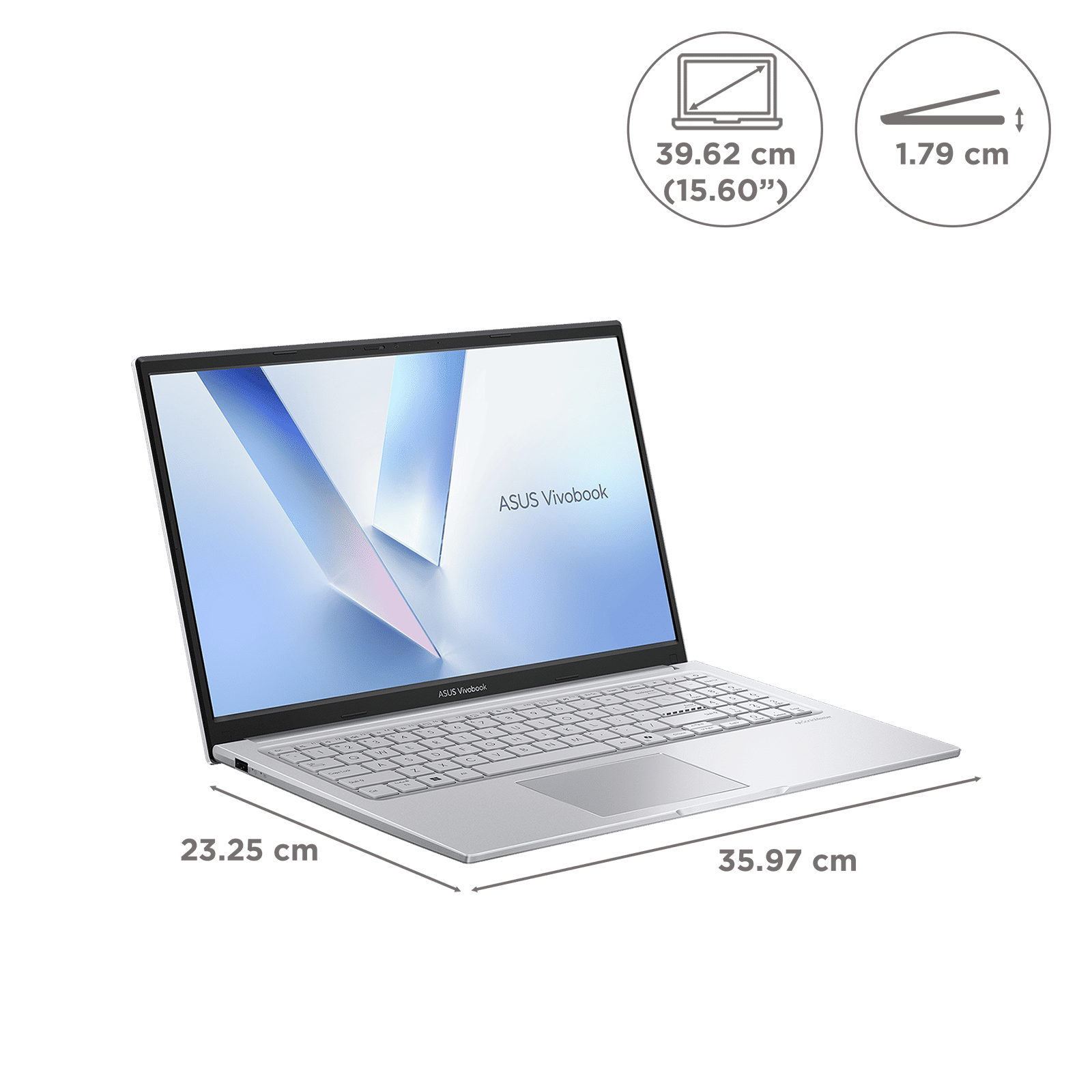 Asus Vivobook 15 Intel Core 5 320 14th Gen Thin & Light Laptop (16GB, 512GB SSD, Windows 11 Home, 15.6 inch FHD IPS Display, MS Office Home 2024, Cool Silver, 1.7 KG) Asus Vivobook 15 Intel Core 5 320 14th Gen Thin & Light Laptop (16GB, 512GB SSD, Windows 11 Home, 15.6 inch FHD IPS Display, MS Office Home 2024, Cool Silver, 1.7 KG)_9