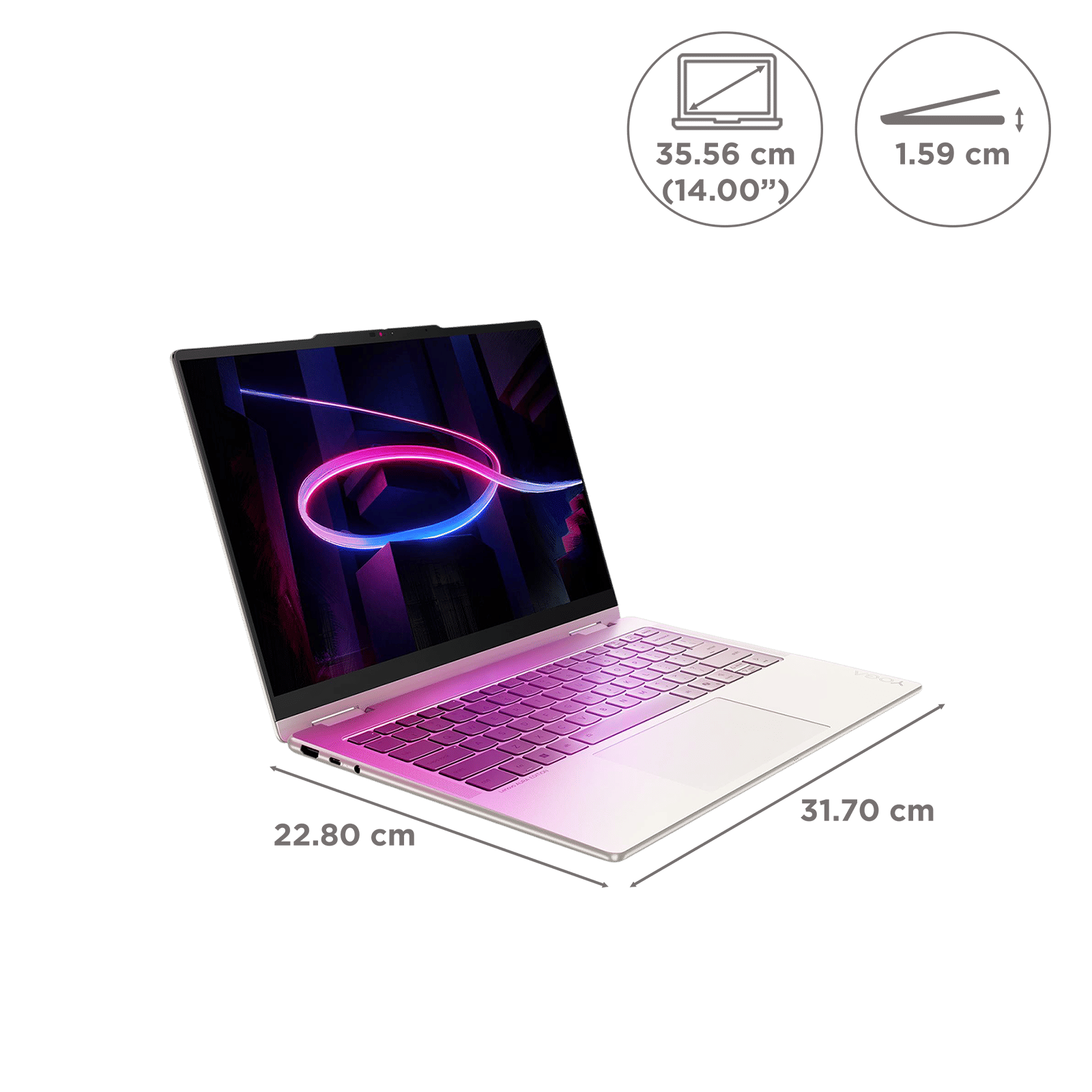 Lenovo Yoga 7 14IPH11 Intel Core Ultra 5 Touchscreen 2-in-1 Laptop (16GB, 512GB SSD, Windows 11 Home, 14 inch WUXGA OLED Display, MS Office 2024, Seashell, 1.4 KG) Lenovo Yoga 7 14IPH11 Intel Core Ultra 5 Touchscreen 2-in-1 Laptop (16GB, 512GB SSD, Windows 11 Home, 14 inch WUXGA OLED Display, MS Office 2024, Seashell, 1.4 KG)_2
