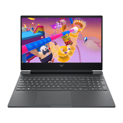HP Victus AMD Ryzen 7 7445HS Gaming Laptop (12GB, 512GB SSD, Windows 11 Home, 6GB Graphics, 15.6 inch 144 Hz FHD IPS Display, NVIDIA GeForce RTX 3050, MS Office Home 2024, Mica Silver, 2.29 KG)