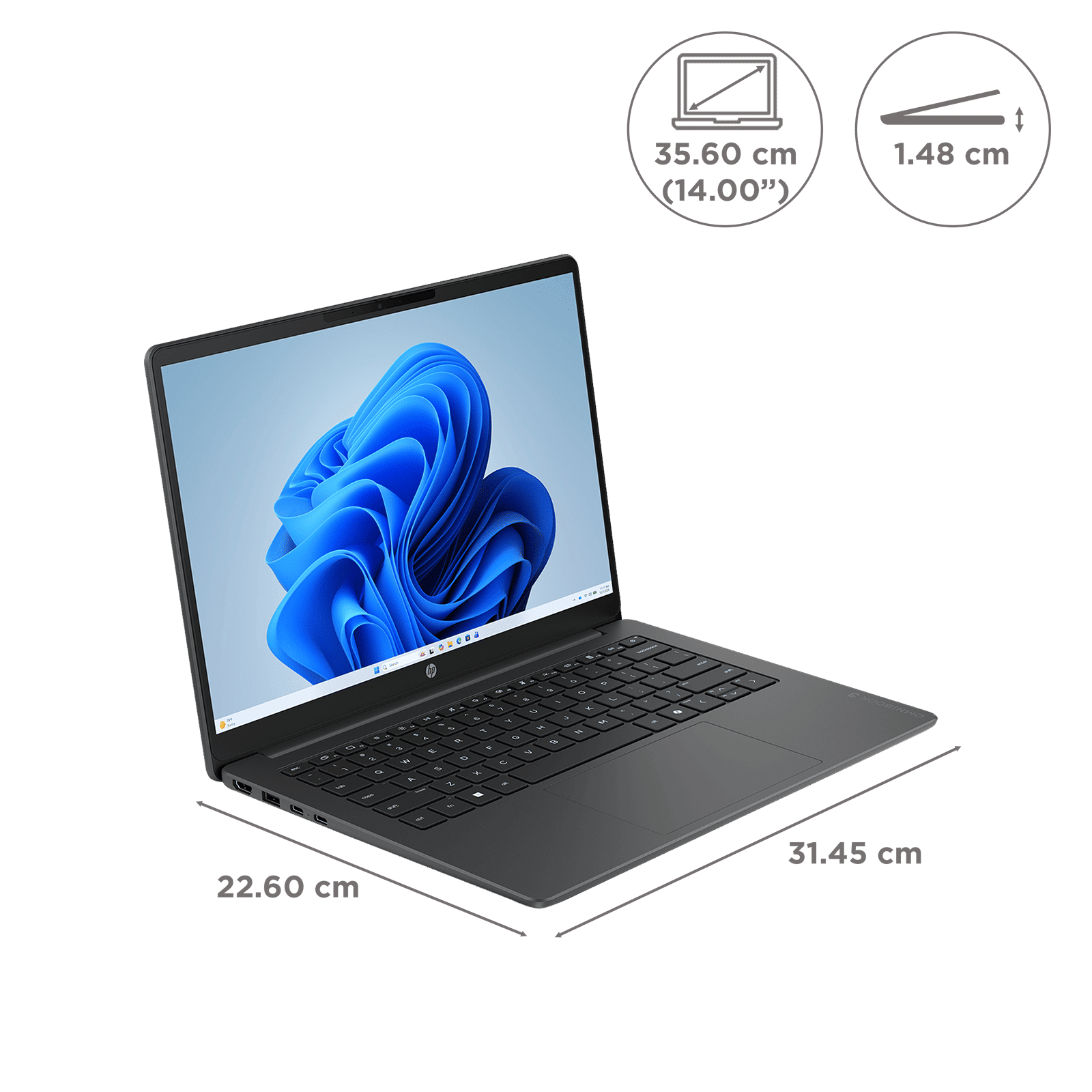 HP OmniBook 3 Intel Core Ultra 5 Thin & Light Notebook Laptop (16GB, 512GB SSD, Windows 11 Home, 14 inch 2K UWVA Display, MS Office 2024, Mica Silver, 1.4 KG) HP OmniBook 3 Intel Core Ultra 5 Thin & Light Notebook Laptop (16GB, 512GB SSD, Windows 11 Home, 14 inch 2K UWVA Display, MS Office 2024, Mica Silver, 1.4 KG)_6