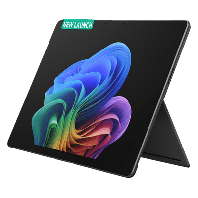 Microsoft Surface Pro 12th Edition Qualcomm Snapdragon X2 Plus Touchscreen 2-in-1 Laptop (16GB, 512GB SSD, Windows 11 Home, 13 inch LCD Display, MS Office 2024, Black, 0.89 KG)