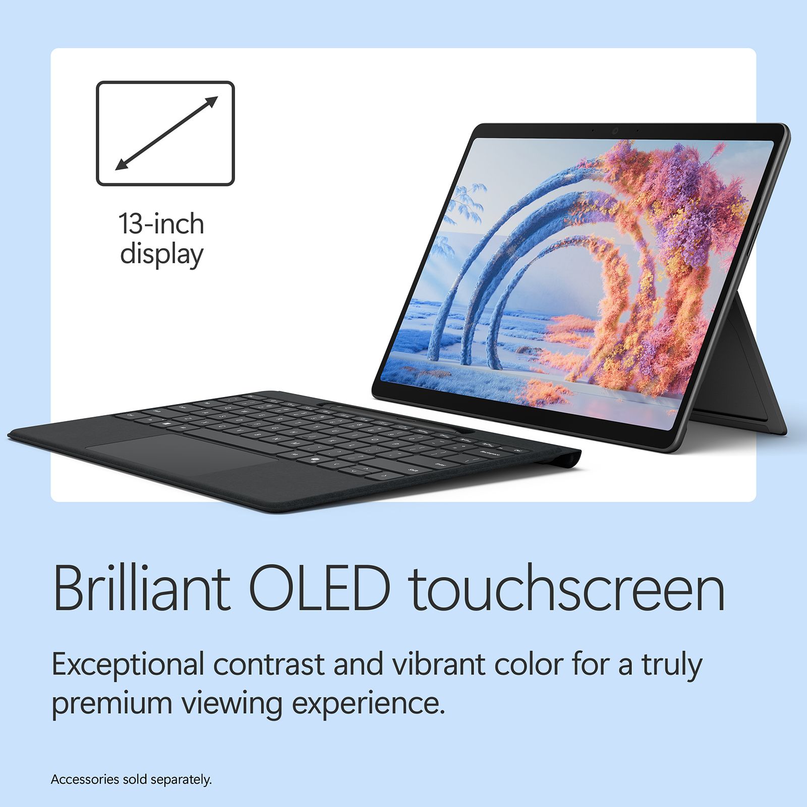 Microsoft Surface Pro 12th Edition Qualcomm Snapdragon X2 Elite Touchscreen 2-in-1 Laptop (16GB, 1TB SSD, Windows 11 Home, 13 inch OLED Display, MS Office 2024, Black, 0.89 KG)_2