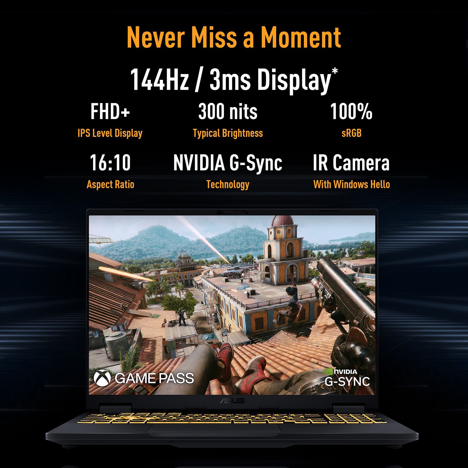 ASUS TUF F16 Intel Core i7 14th Gen Gaming Laptop (16GB, 1TB SSD, Windows 11 Home, 8GB Graphics, 16 inch 144 Hz FHD+ IPS Level Display, NVIDIA GeForce RTX 5050, MS Office Home 2024, Jaeger Gray, 2.20 KG) ASUS TUF F16 Intel Core i7 14th Gen Gaming Laptop (16GB, 1TB SSD, Windows 11 Home, 8GB Graphics, 16 inch 144 Hz FHD+ IPS Level Display, NVIDIA GeForce RTX 5050, MS Office Home 2024, Jaeger Gray, 2.20 KG)_18