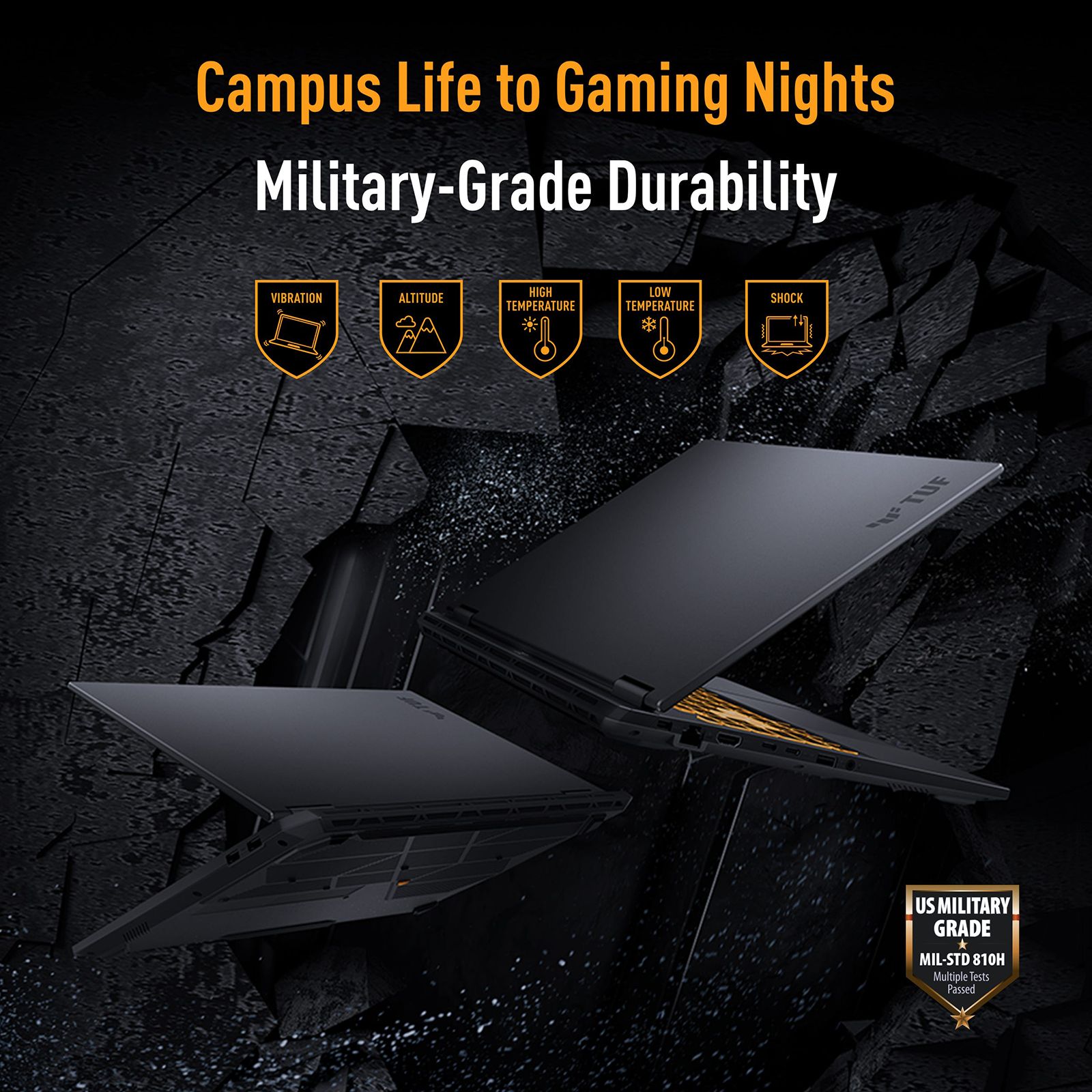 ASUS TUF F16 Intel Core i7 14th Gen Gaming Laptop (16GB, 1TB SSD, Windows 11 Home, 8GB Graphics, 16 inch 144 Hz FHD+ IPS Level Display, NVIDIA GeForce RTX 5050, MS Office Home 2024, Jaeger Gray, 2.20 KG) ASUS TUF F16 Intel Core i7 14th Gen Gaming Laptop (16GB, 1TB SSD, Windows 11 Home, 8GB Graphics, 16 inch 144 Hz FHD+ IPS Level Display, NVIDIA GeForce RTX 5050, MS Office Home 2024, Jaeger Gray, 2.20 KG)_19