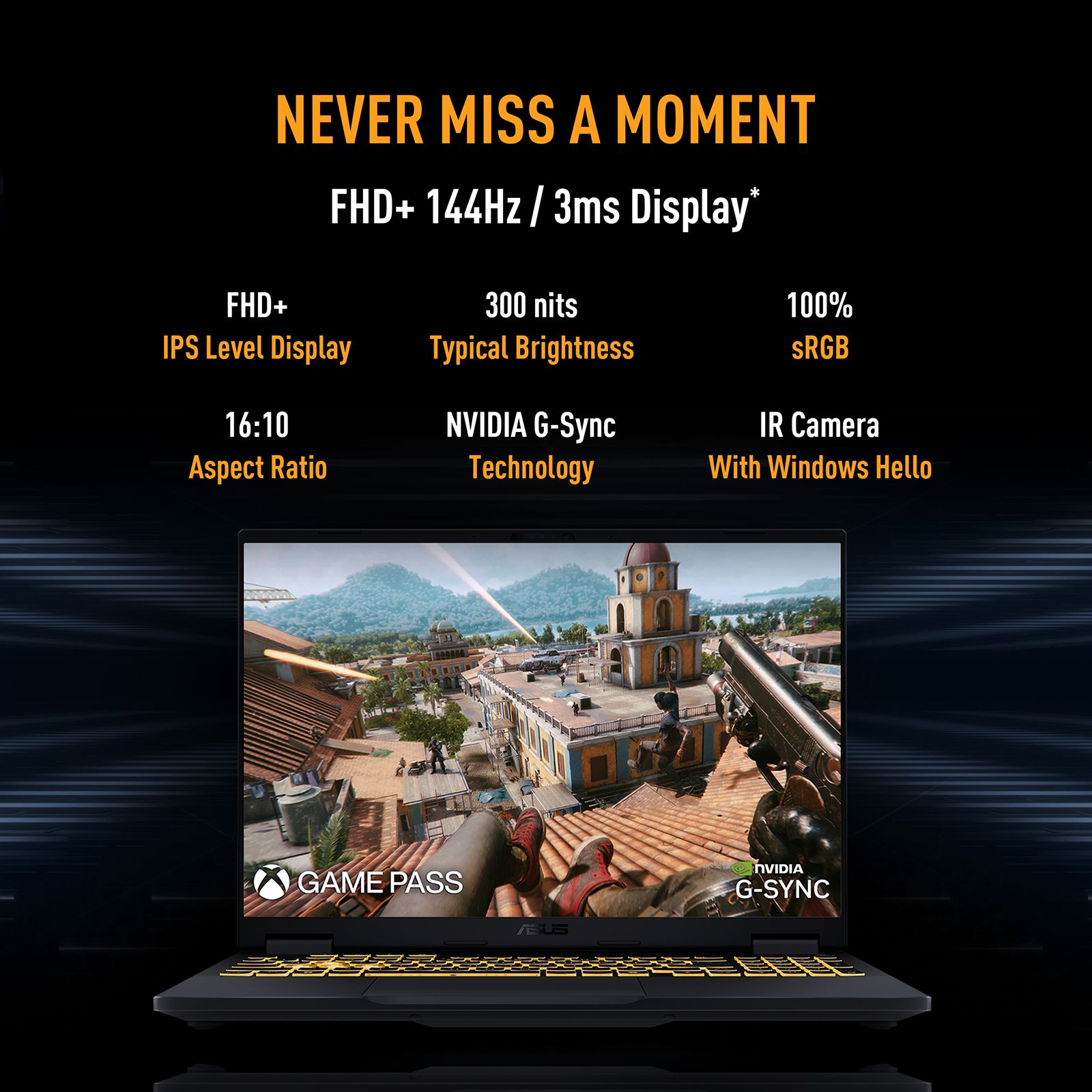 ASUS TUF F16 Intel Core i7 14th Gen Gaming Laptop (16GB, 1TB SSD, Windows 11 Home, 8GB Graphics, 16 inch 144 Hz FHD+ IPS Level Display, NVIDIA GeForce RTX 5060, MS Office Home 2024, Jaeger Gray, 2.20 KG) ASUS TUF F16 Intel Core i7 14th Gen Gaming Laptop (16GB, 1TB SSD, Windows 11 Home, 8GB Graphics, 16 inch 144 Hz FHD+ IPS Level Display, NVIDIA GeForce RTX 5060, MS Office Home 2024, Jaeger Gray, 2.20 KG)_8