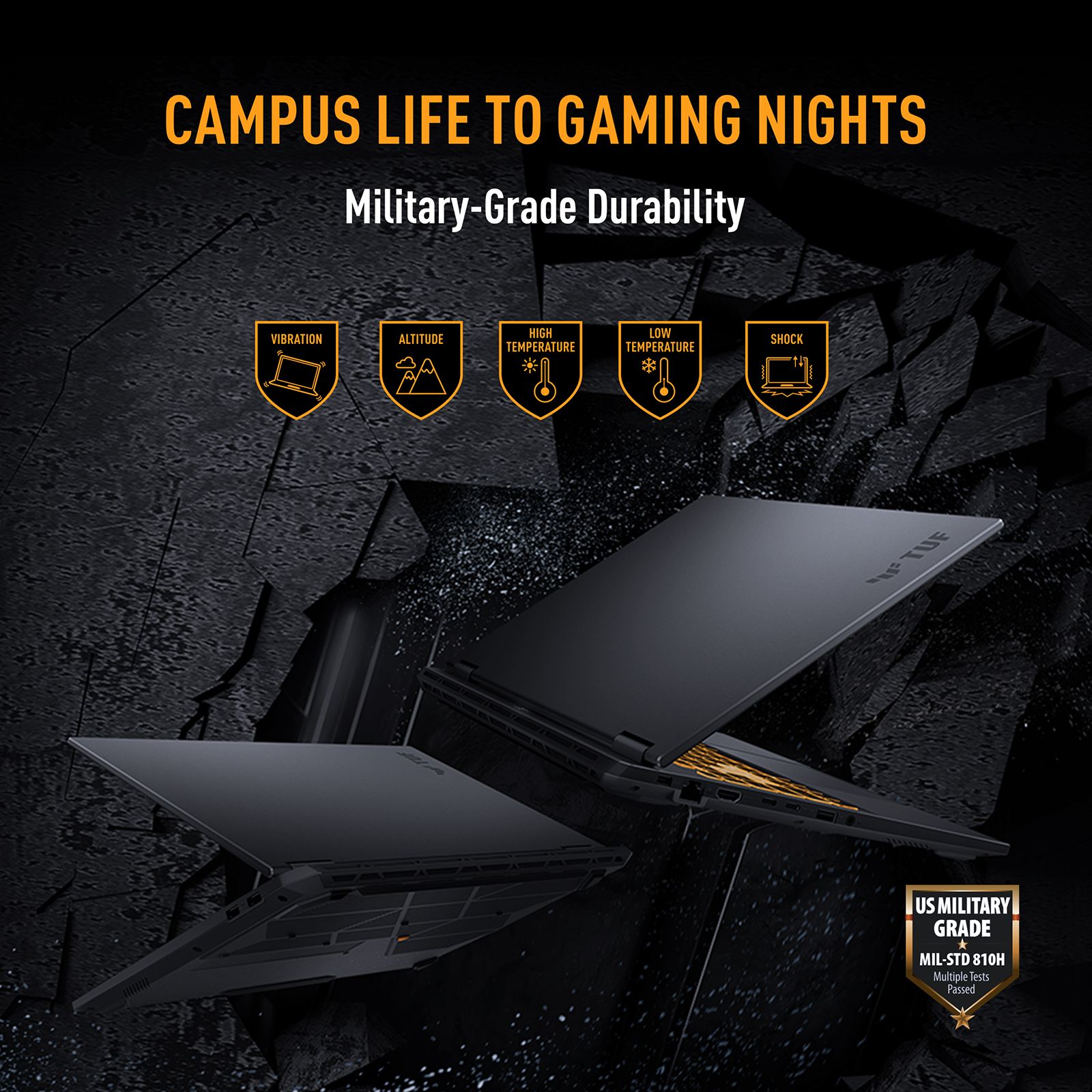 ASUS TUF F16 Intel Core i5 14th Gen Gaming Laptop (16GB, 512GB SSD, Windows 11 Home, 8GB Graphics, 16 inch 144 Hz FHD+ IPS Level Display, NVIDIA GeForce RTX 5050, MS Office Home 2024, Jaeger Gray, 2.20 KG) ASUS TUF F16 Intel Core i5 14th Gen Gaming Laptop (16GB, 512GB SSD, Windows 11 Home, 8GB Graphics, 16 inch 144 Hz FHD+ IPS Level Display, NVIDIA GeForce RTX 5050, MS Office Home 2024, Jaeger Gray, 2.20 KG)_2