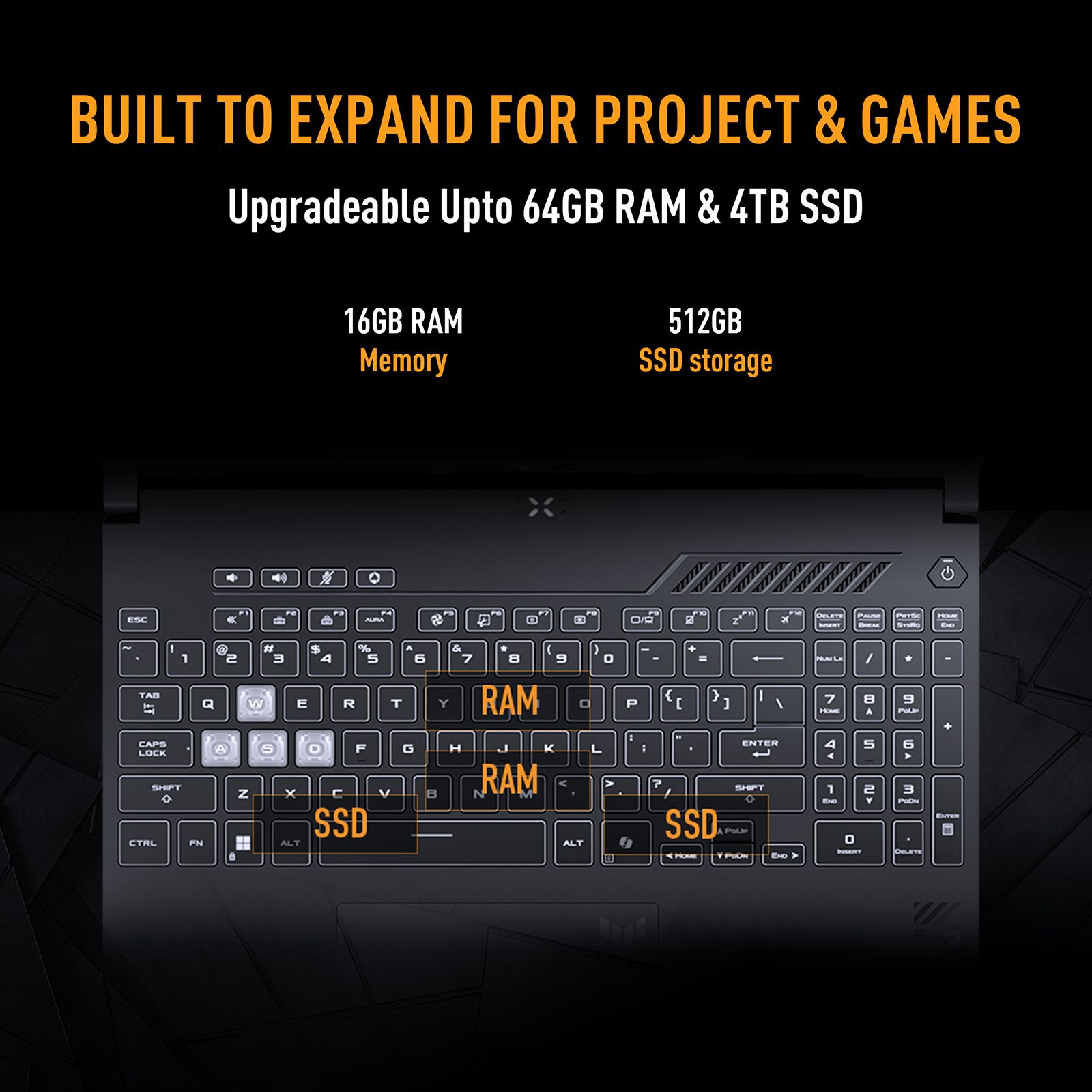 ASUS TUF F16 Intel Core 5 Gaming Laptop (16GB, 512GB SSD, Windows 11 Home, 6GB Graphics, 16 inch 144 Hz FHD+ IPS Level Display, NVIDIA GeForce RTX 3050, MS Office Home 2024, Mecha Gray, 2.20 KG) ASUS TUF F16 Intel Core 5 Gaming Laptop (16GB, 512GB SSD, Windows 11 Home, 6GB Graphics, 16 inch 144 Hz FHD+ IPS Level Display, NVIDIA GeForce RTX 3050, MS Office Home 2024, Mecha Gray, 2.20 KG)_2