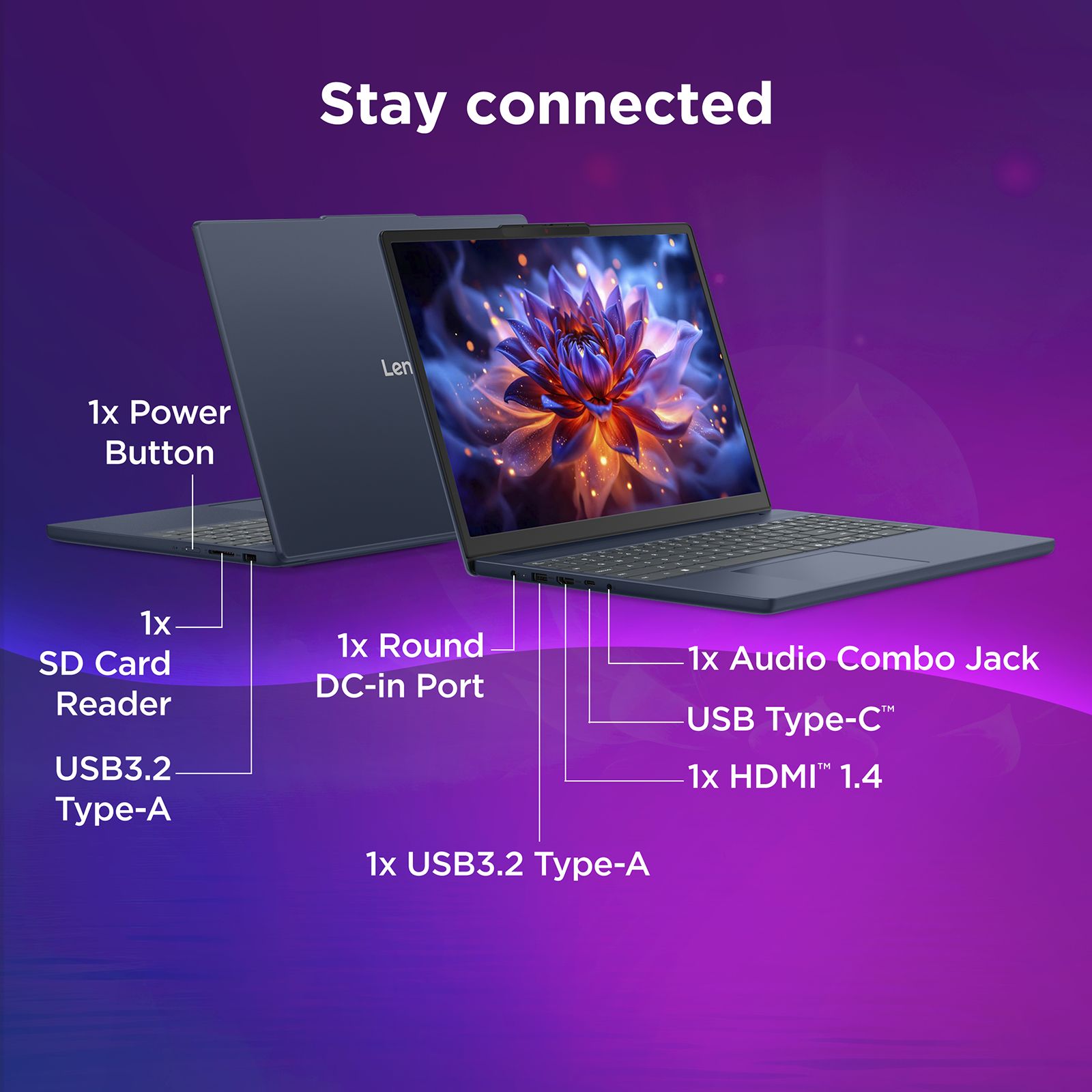 Lenovo IdeaPad Slim 3 15IWC11 Intel Core 3 Thin & Light Laptop (8GB, 512GB SSD, Windows 11 Home, 15.3 inch WUXGA IPS Display, MS Office Home 2024, Luna Grey, 1.59 KG)_12