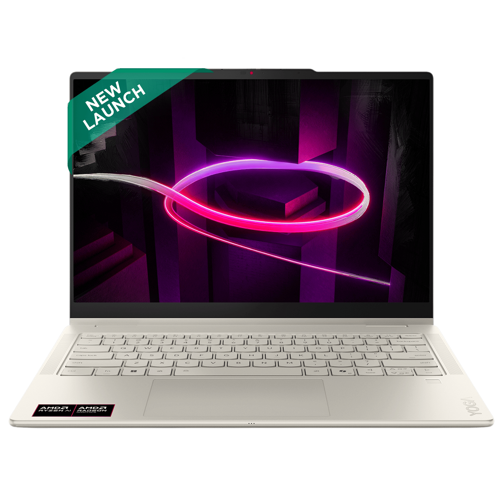Lenovo Yoga 7 14AGP11 AMD Ryzen AI 7 Touchscreen 2-in-1 Laptop (16GB, 512GB SSD, Windows 11 Home, 14 inch WUXGA OLED Display, MS Office Home 2024, Seashell, 1.38 KG)_1