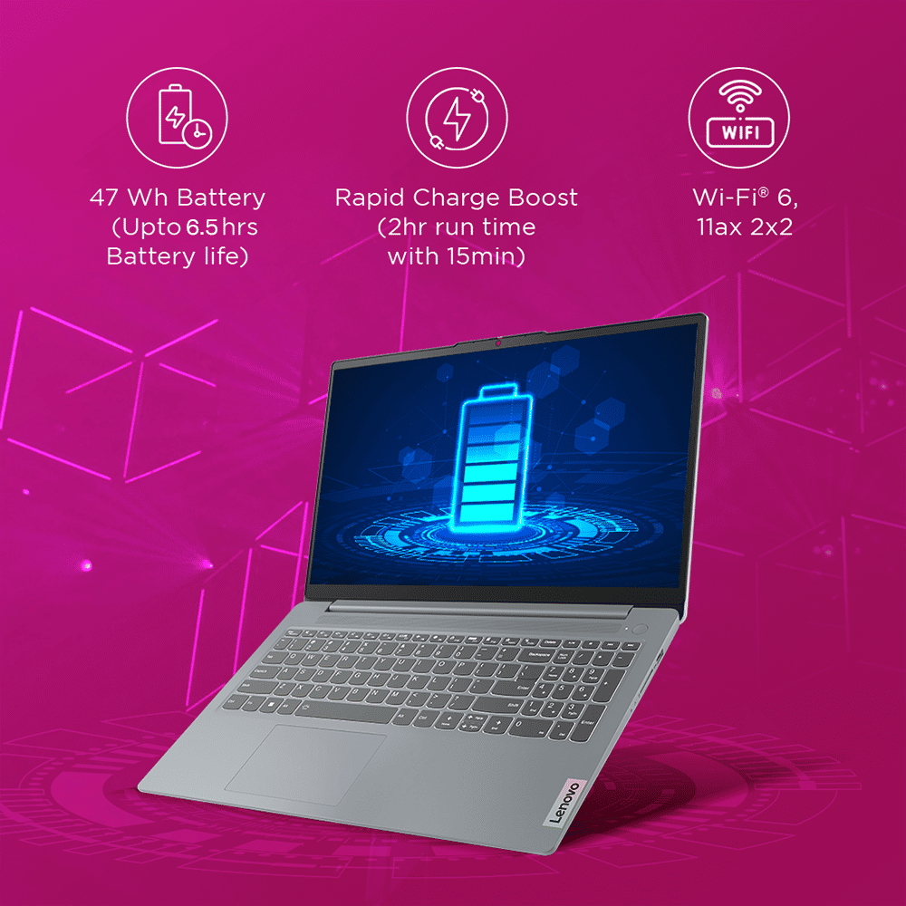 Lenovo IdeaPad Slim 3 15AMN8 AMD Ryzen 3 30 Notebook Laptop (8GB, 512GB SSD, Windows 11 Home, 15.6 inch FHD LCD Display, MS Office Home 2024, Arctic Grey, 1.62 KG) Lenovo IdeaPad Slim 3 15AMN8 AMD Ryzen 3 30 Notebook Laptop (8GB, 512GB SSD, Windows 11 Home, 15.6 inch FHD LCD Display, MS Office Home 2024, Arctic Grey, 1.62 KG)_4