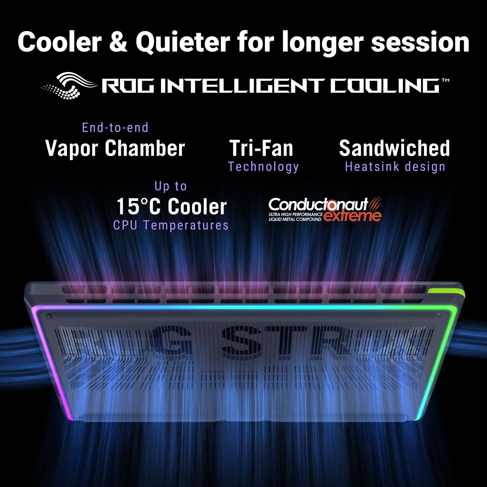 ASUS ROG Strix G16 Intel Core Ultra 9 Gaming Laptop (32GB, 1TB SSD, Windows 11 Home, 8GB Graphics, 16 inch 240 Hz WQXGA IPS Level Nebula Display, NVIDIA GeForce RTX 5070, MS Office Home 2024, Eclipse Gray, 2.65 KG)_22