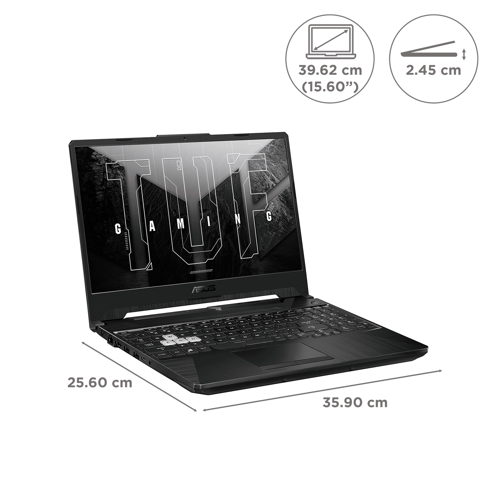ASUS TUF A15 AMD Ryzen 7 Gaming Laptop (16GB, 512GB SSD, Windows 11 Home, 4GB Graphics, 15.6 inch 144 Hz Full HD IPS Level Display, NVIDIA GeForce RTX 3050, MS Office Home 2024, Graphite Black, 2.30 KG) ASUS TUF A15 AMD Ryzen 7 Gaming Laptop (16GB, 512GB SSD, Windows 11 Home, 4GB Graphics, 15.6 inch 144 Hz Full HD IPS Level Display, NVIDIA GeForce RTX 3050, MS Office Home 2024, Graphite Black, 2.30 KG)_6