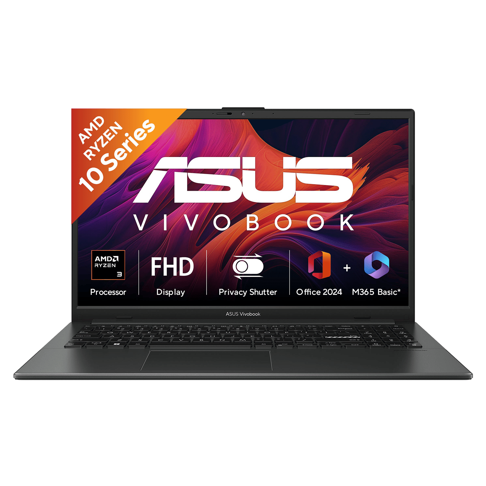ASUS Vivobook Go 15 AMD Ryzen 3 Notebook Laptop (8GB, 512GB SSD, Windows 11 Home, 15.6 inch FHD IPS Level Display, MS Office Home 2024, Mixed Black, 1.63 KG) ASUS Vivobook Go 15 AMD Ryzen 3 Notebook Laptop (8GB, 512GB SSD, Windows 11 Home, 15.6 inch FHD IPS Level Display, MS Office Home 2024, Mixed Black, 1.63 KG)_1