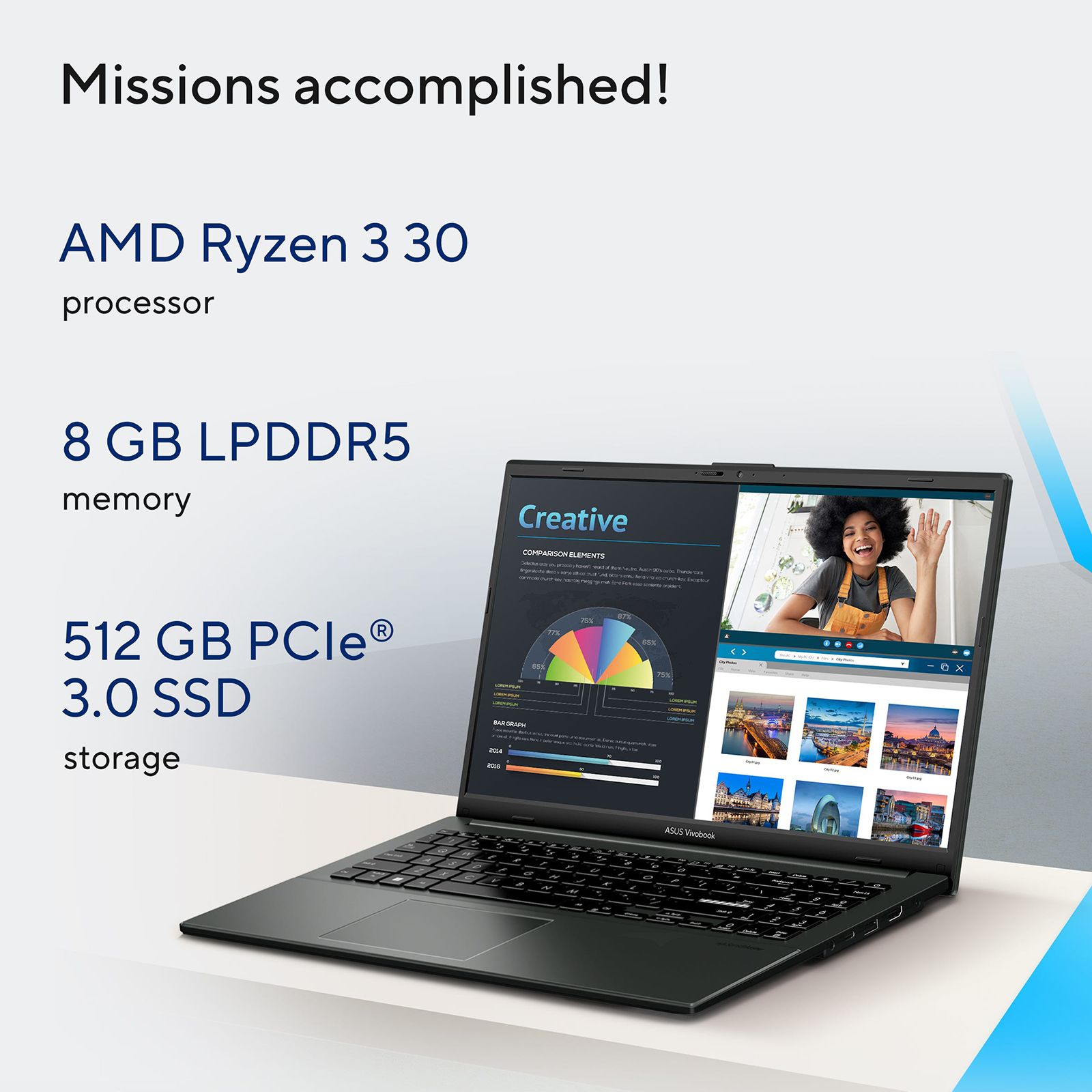 ASUS Vivobook Go 15 AMD Ryzen 3 Notebook Laptop (8GB, 512GB SSD, Windows 11 Home, 15.6 inch FHD IPS Level Display, MS Office Home 2024, Mixed Black, 1.63 KG) ASUS Vivobook Go 15 AMD Ryzen 3 Notebook Laptop (8GB, 512GB SSD, Windows 11 Home, 15.6 inch FHD IPS Level Display, MS Office Home 2024, Mixed Black, 1.63 KG)_14