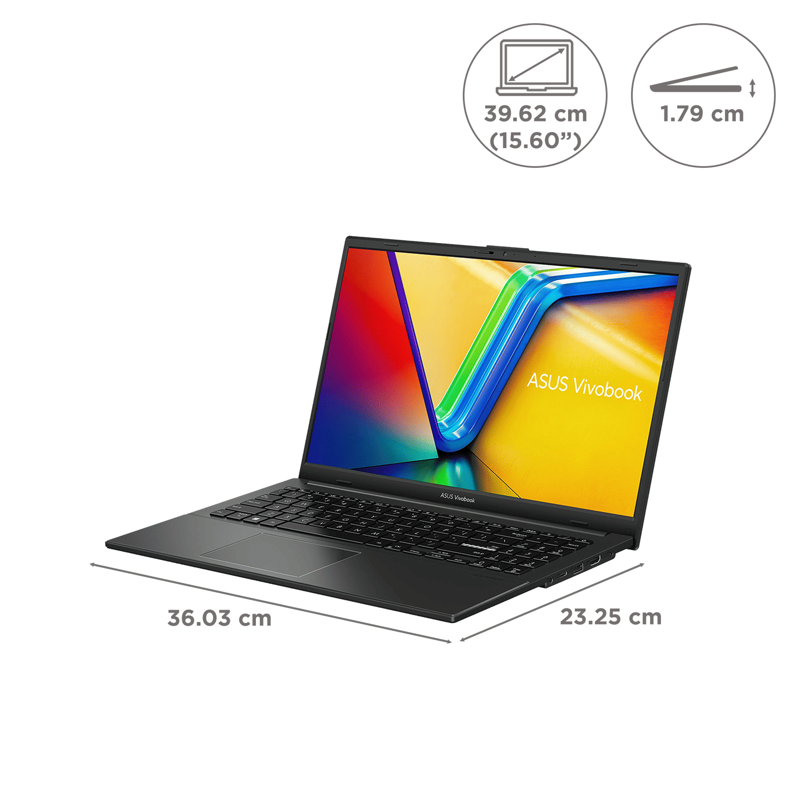 ASUS Vivobook Go 15 AMD Ryzen 3 Notebook Laptop (8GB, 512GB SSD, Windows 11 Home, 15.6 inch FHD IPS Level Display, MS Office Home 2024, Mixed Black, 1.63 KG) ASUS Vivobook Go 15 AMD Ryzen 3 Notebook Laptop (8GB, 512GB SSD, Windows 11 Home, 15.6 inch FHD IPS Level Display, MS Office Home 2024, Mixed Black, 1.63 KG)_6