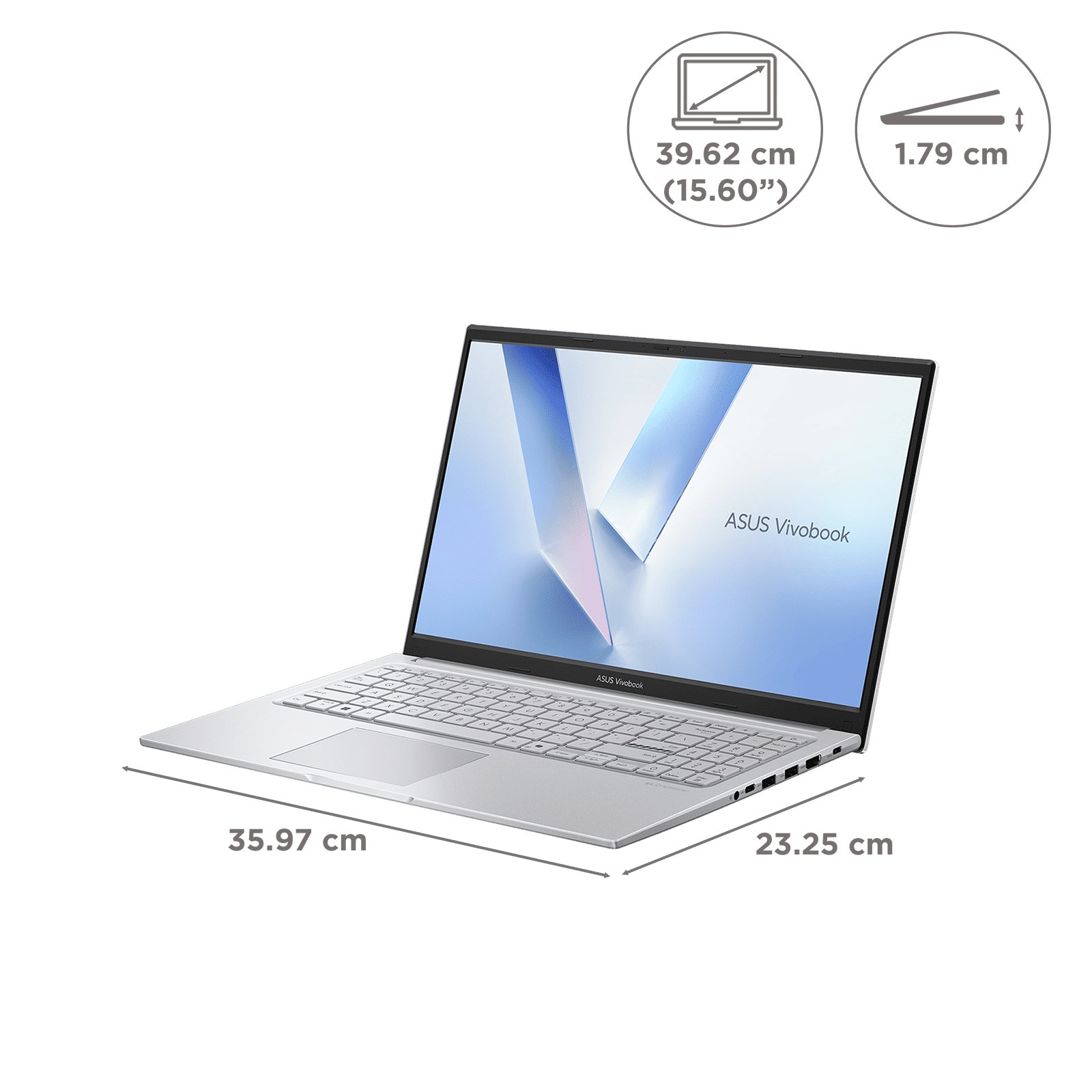 ASUS Vivobook 15 Intel Core 5 315 Notebook Laptop (8GB, 512GB SSD, Windows 11 Home, 15.6 inch FHD IPS Display, MS Office Home 2024, Cool Silver, 1.7 KG) ASUS Vivobook 15 Intel Core 5 315 Notebook Laptop (8GB, 512GB SSD, Windows 11 Home, 15.6 inch FHD IPS Display, MS Office Home 2024, Cool Silver, 1.7 KG)_2