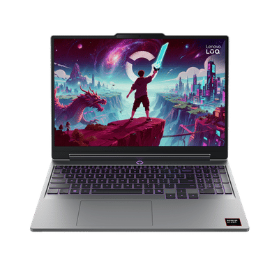 Lenovo LOQ 15AHP11 AMD Ryzen 7 Gaming Laptop (24GB, 512GB SSD, Windows 11 Home, 8GB Graphics, 15.3 inch 165 Hz WUXGA IPS Display, NVIDIA GeForce RTX 5050, MS Office Home 2024, Luna Grey, 2.1 KG)