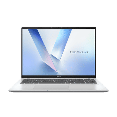 ASUS Vivobook 16 Qualcomm Snapdragon X Laptop (8GB, 256GB SSD, Windows 11 Home, 16 inch WUXGA IPS Display, MS Office Home 2024, Cool Silver, 1.88 KG)