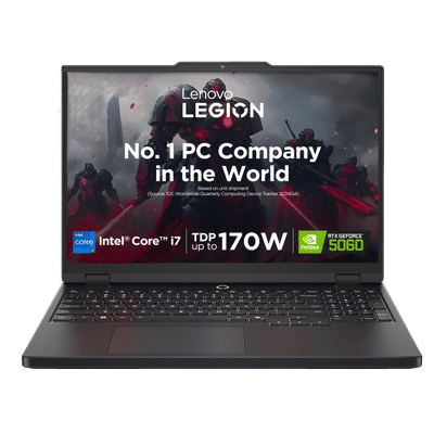Lenovo Legion 5 15IRX10 Intel Core i7 13th Gen Gaming Laptop (16GB, 512GB SSD, Windows 11 Home, 8GB Graphics, 15.3 inch 165 Hz WUXGA IPS Display, NVIDIA GeForce RTX 5060, MS Office Home 2024, Eclipse Black, 2.1 KG)